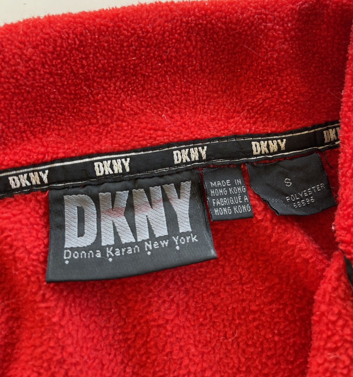 DKNY 90s DKNY Active Pullover Technical Fleece Jacket Oversize Size US S / EU 44-46 / 1 - 6 Thumbnail