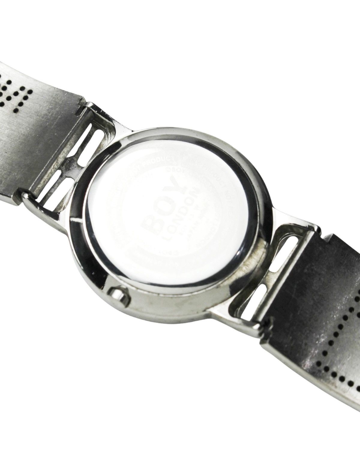 Boy London 2000S BOY LONDON PERFORATED METAL WATCH Size ONE SIZE - 7 Thumbnail