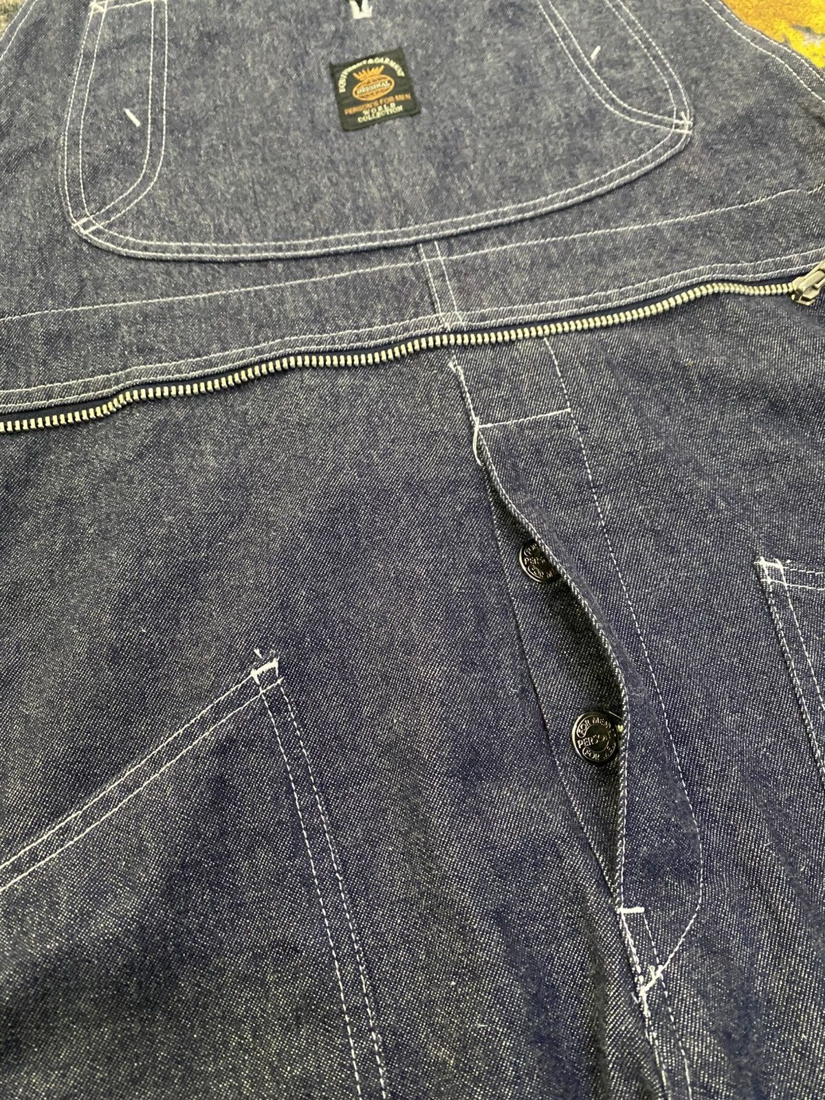 Japanese Brand × PERSON'S Japanese Brand Person’s for Men Double Knee Denim Overalls Size US 36 / EU 52 - 11 Thumbnail