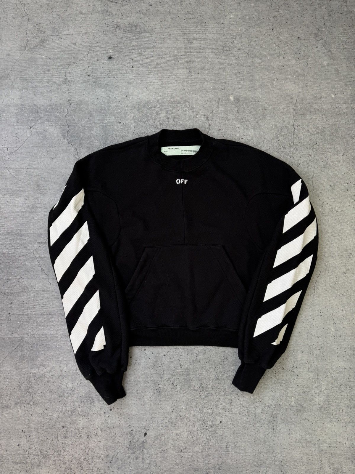 Off-White Off-White Women’s Meteor Cropped Sweatshirt Size M / US 6-8 / IT 42-44 - 1 Thumbnail