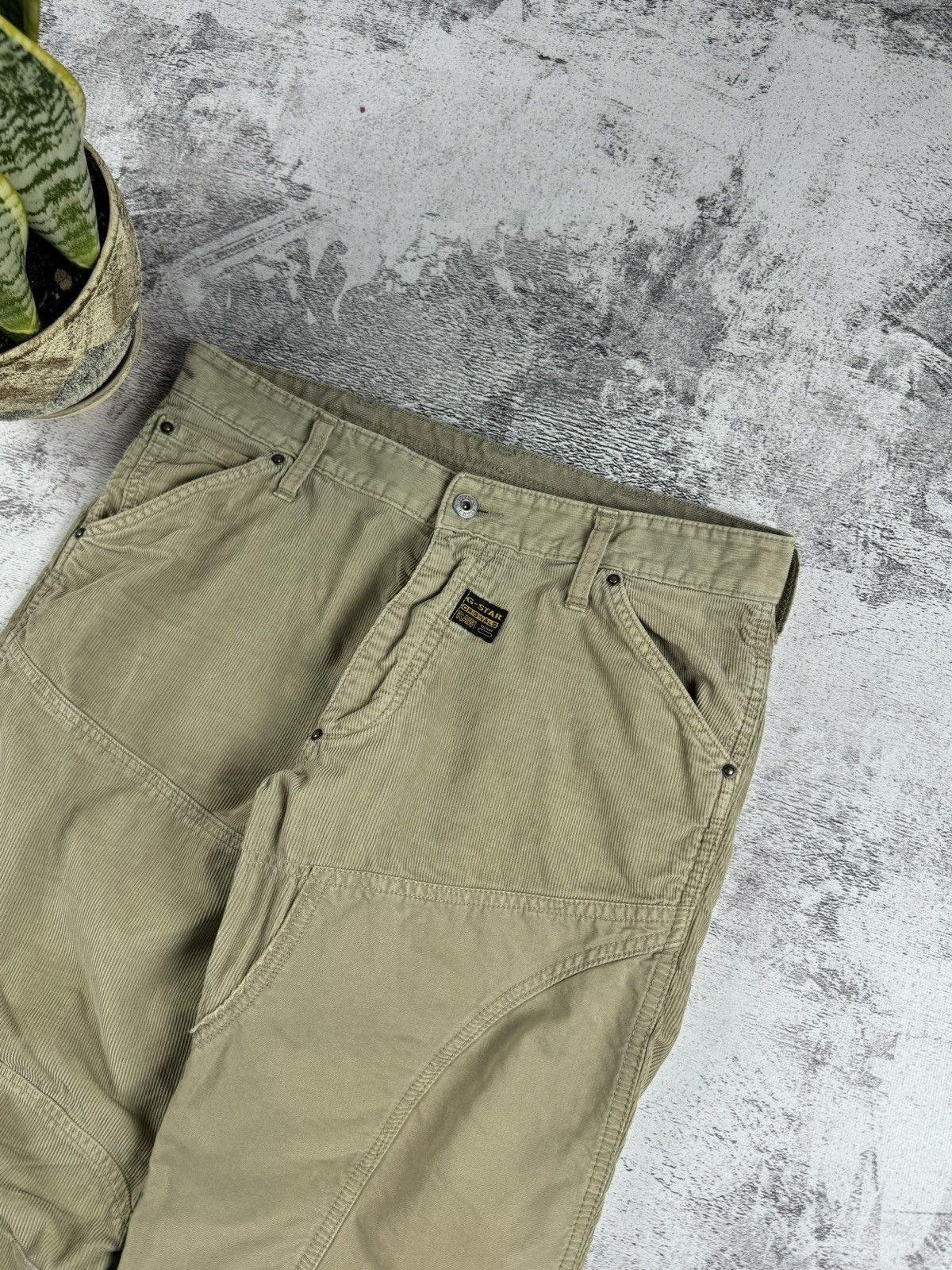 G-Star G-Star Denim Concept Elwood Velvet Y2K Pants Trousers Jeans Size US 33 - 6 Thumbnail