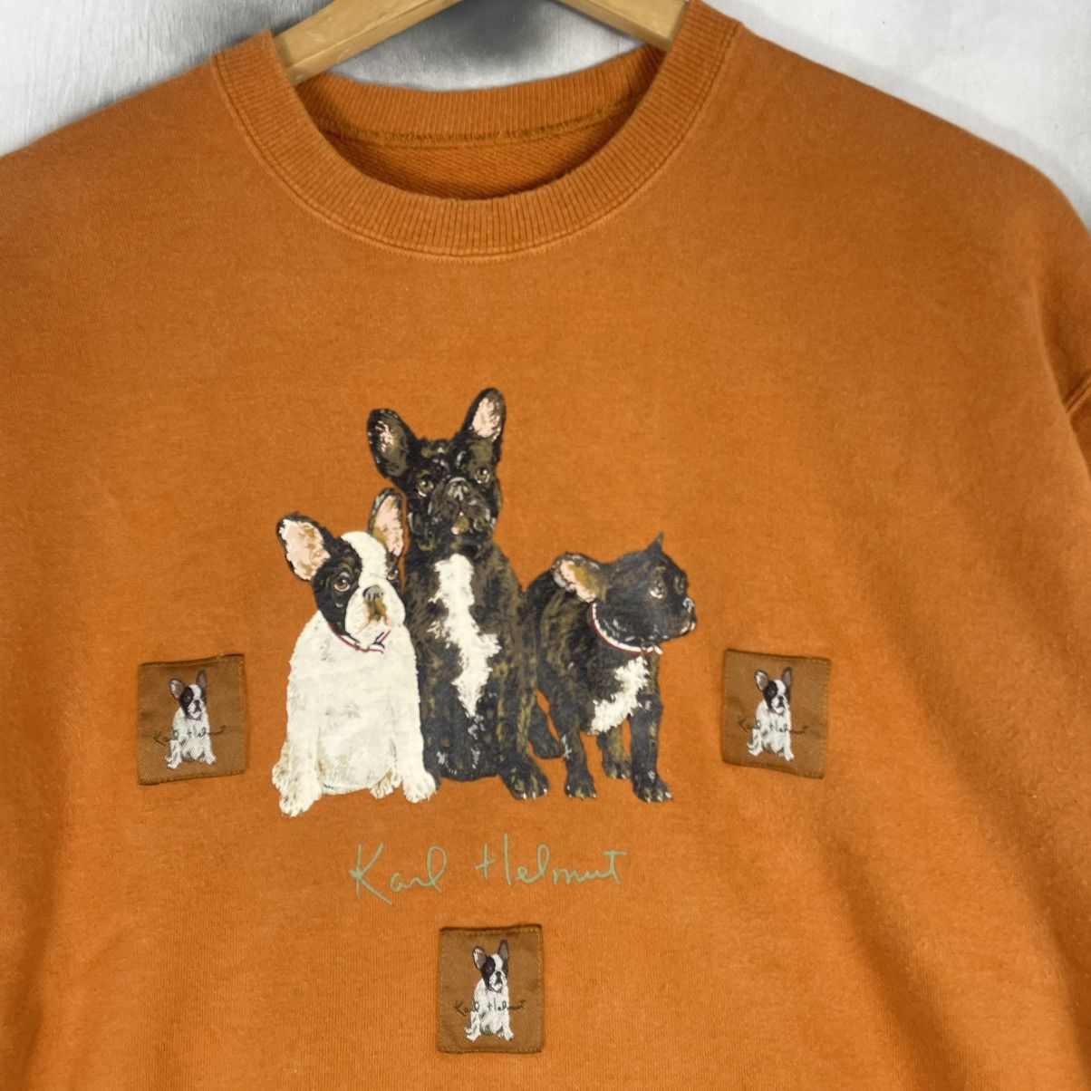 Karl Helmut KARL HELMUT PUPPIES LOGO SWEATSHIRT Size US M / EU 48-50 / 2 - 2 Thumbnail