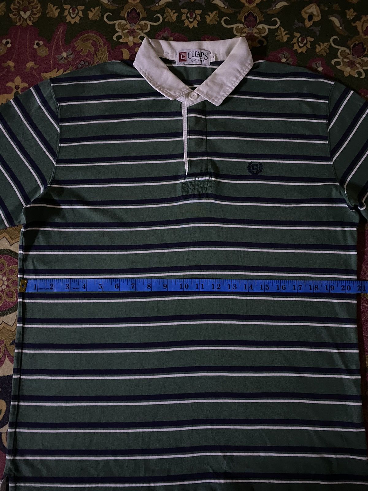 Chaps × Chaps Ralph Lauren Chaph Polo Rugby Triped Long Sleeve T-Shirt Size US M / EU 48-50 / 2 - 11 Thumbnail