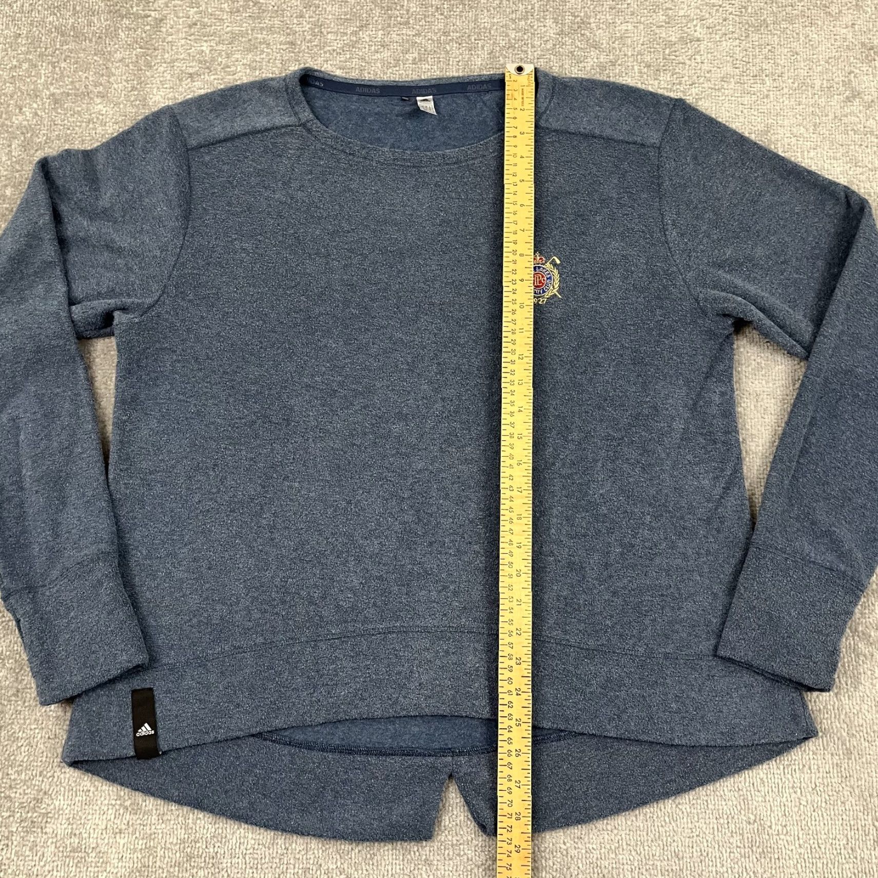Adidas Adidas Sweater Womens XL Blue Golf Pullover Pine Lakes Country Club French Terry Size XL / US 12-14 / IT 48-50 - 5 Thumbnail