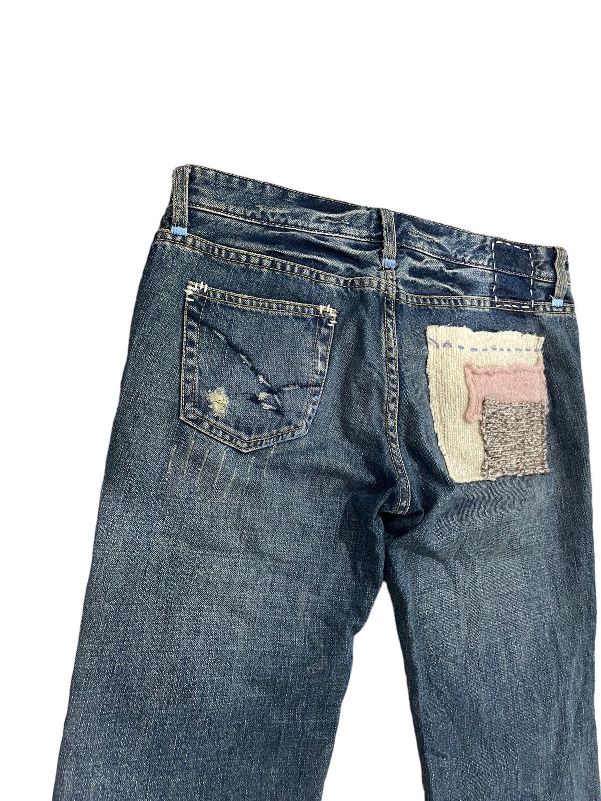 Japanese Brand RARE ! Vintage Flash Report Distressed Style Kapital Design Size US 32 / EU 48 - 11 Thumbnail