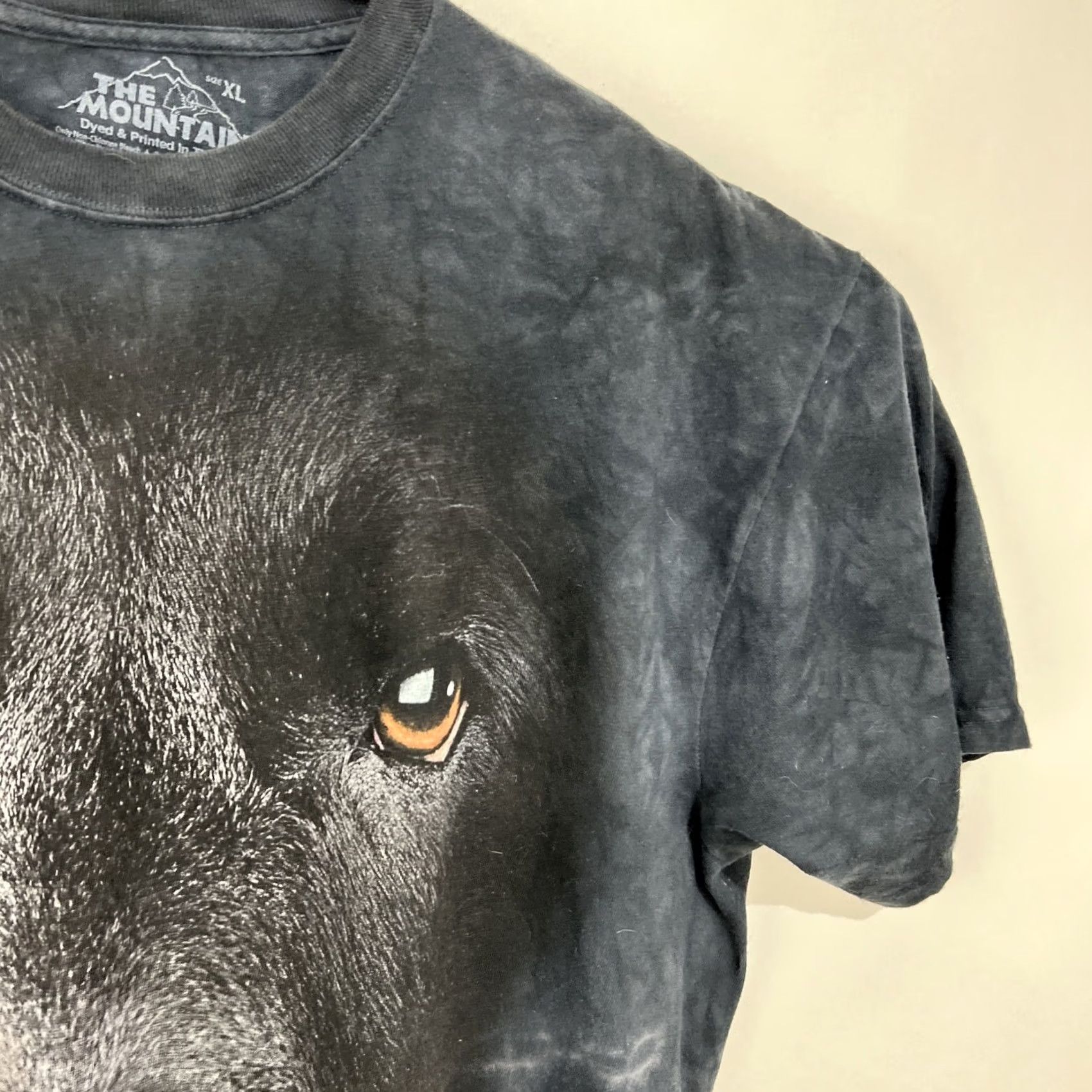 The Mountain The Mountain Big Black Lab Face Labrador Retriever Tie Dye T-Shirt Mens XL Size US XL / EU 56 / 4 - 5 Thumbnail