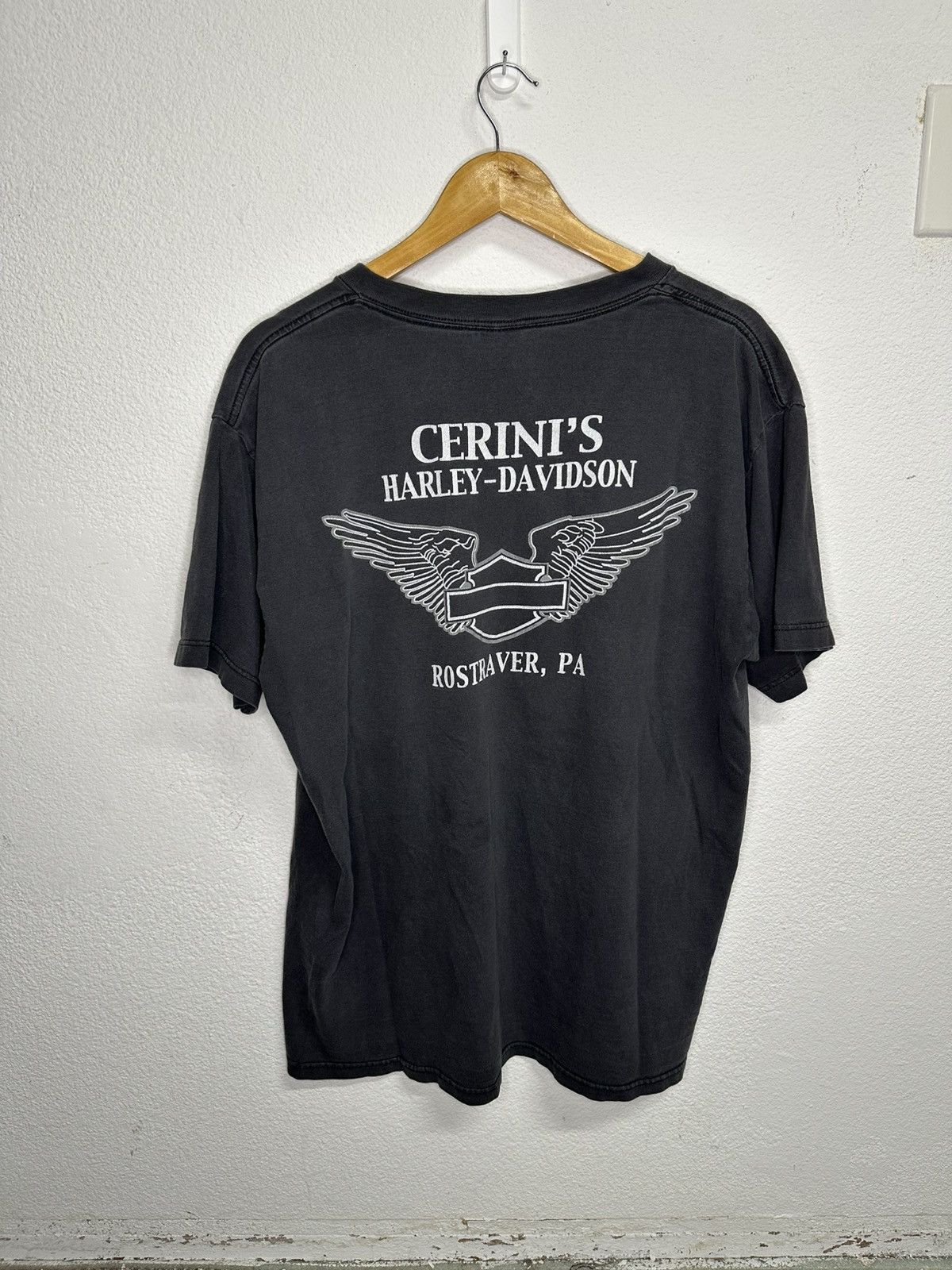 Harley Davidson Vintage Harley Davidson Wolf T-Shirt Size US XL / EU 56 / 4 - 2 Thumbnail