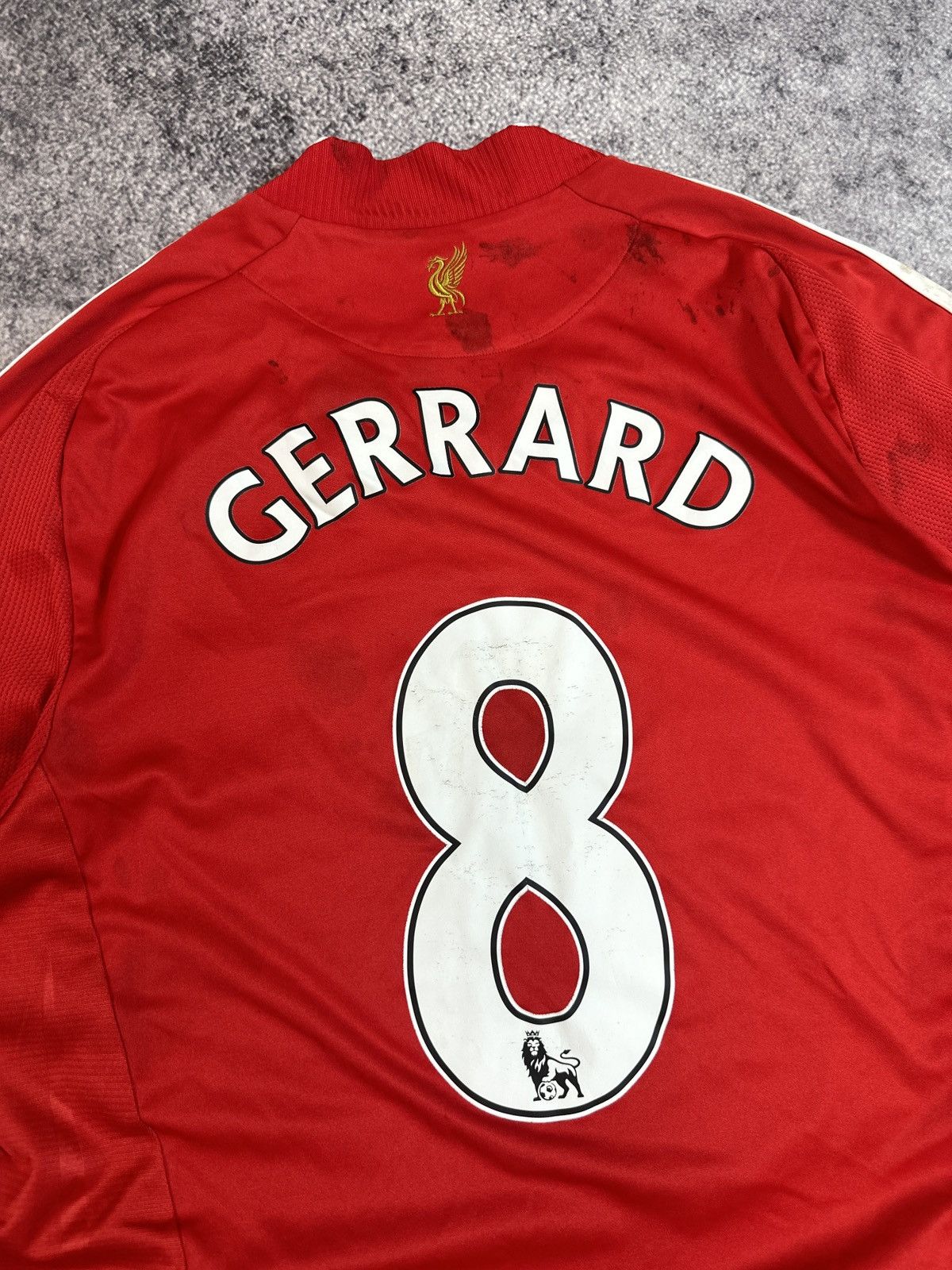 Adidas × Vintage Vintage Adidas Liverpool 8 Gerrard soccer jersey Blokecore M Size US M / EU 48-50 / 2 - 2 Thumbnail