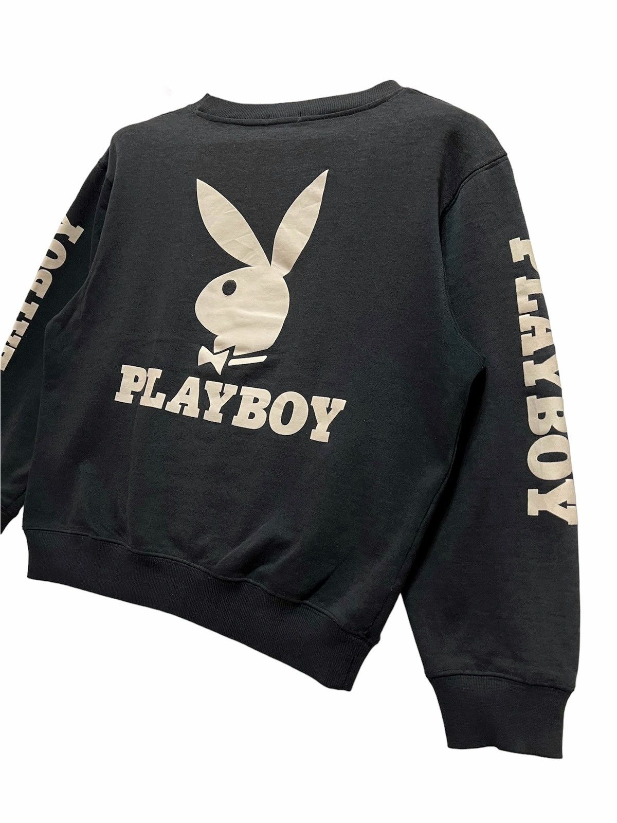 Playboy × Vintage Vintage 90s PLAYBOY Big Logo Crewneck Sweatshirt Size L Size US L / EU 52-54 / 3 - 11 Thumbnail