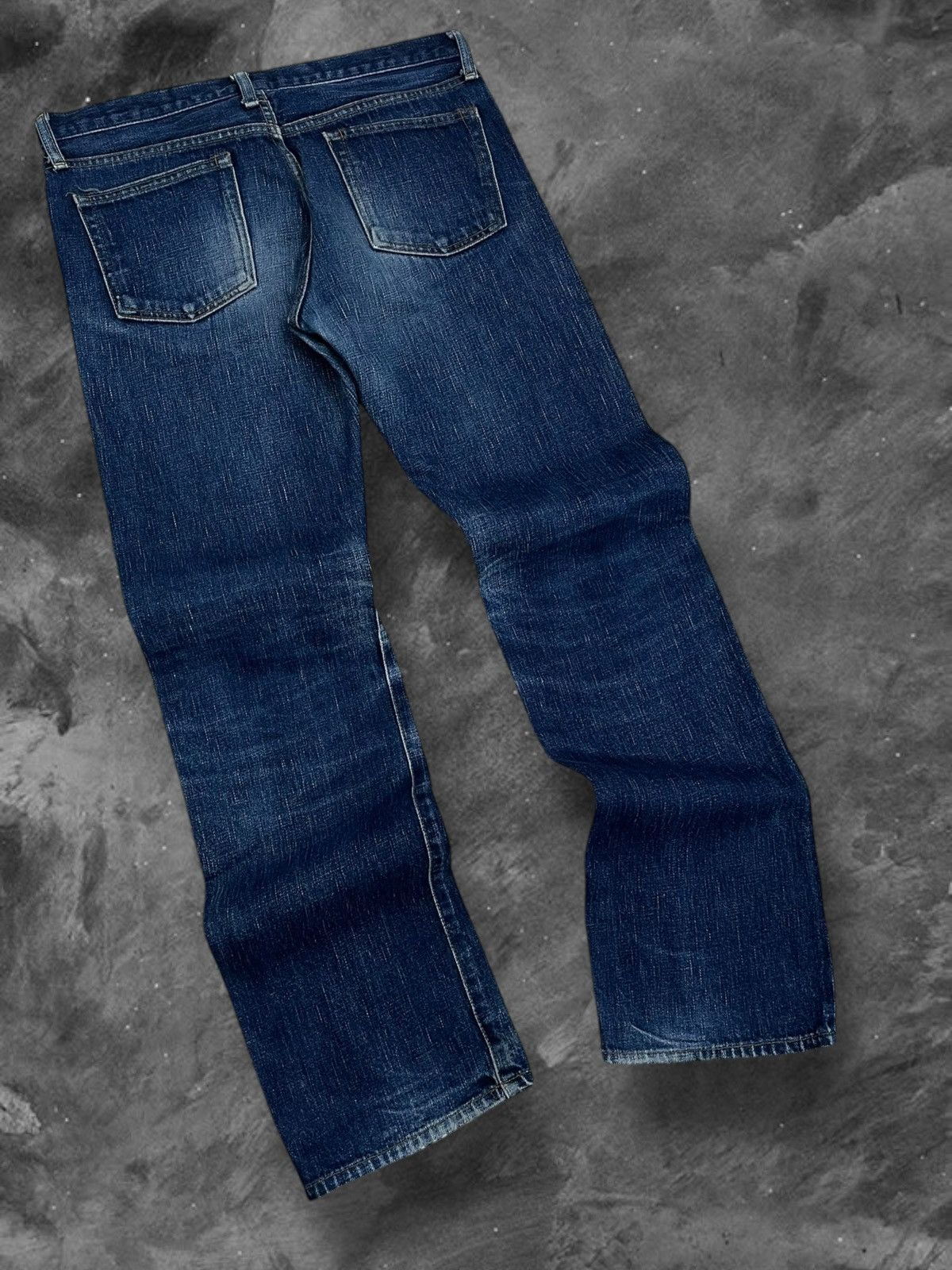 Japanese Brand Vintage Designer Japan Green Selvedge Distressed Blue Denim Size US 32 / EU 48 - 10 Thumbnail
