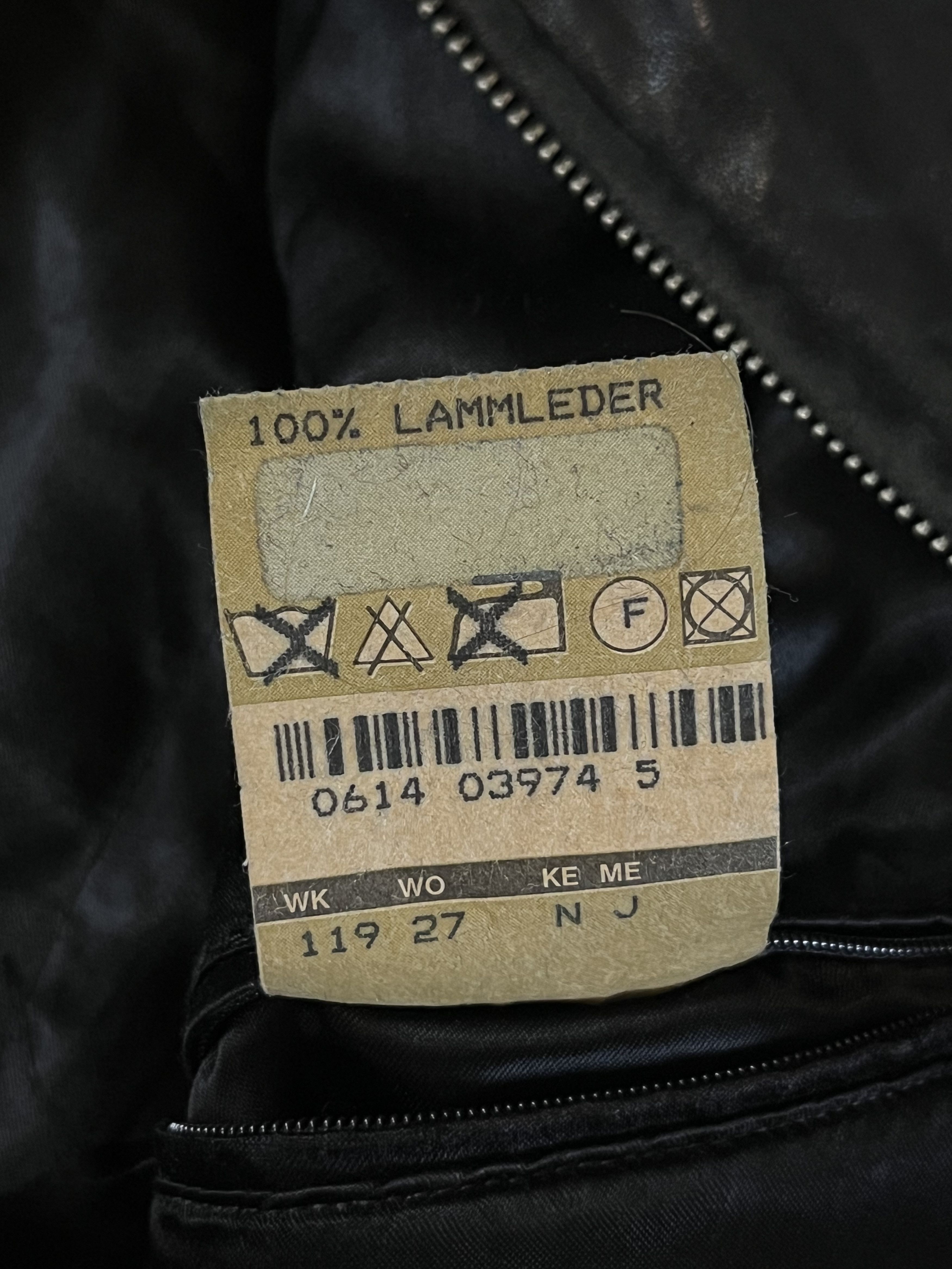 Designer × Hugo Boss × Vintage Vintage Hugo Boss Lamb Leather Jacket Size US XL / EU 56 / 4 - 10 Thumbnail