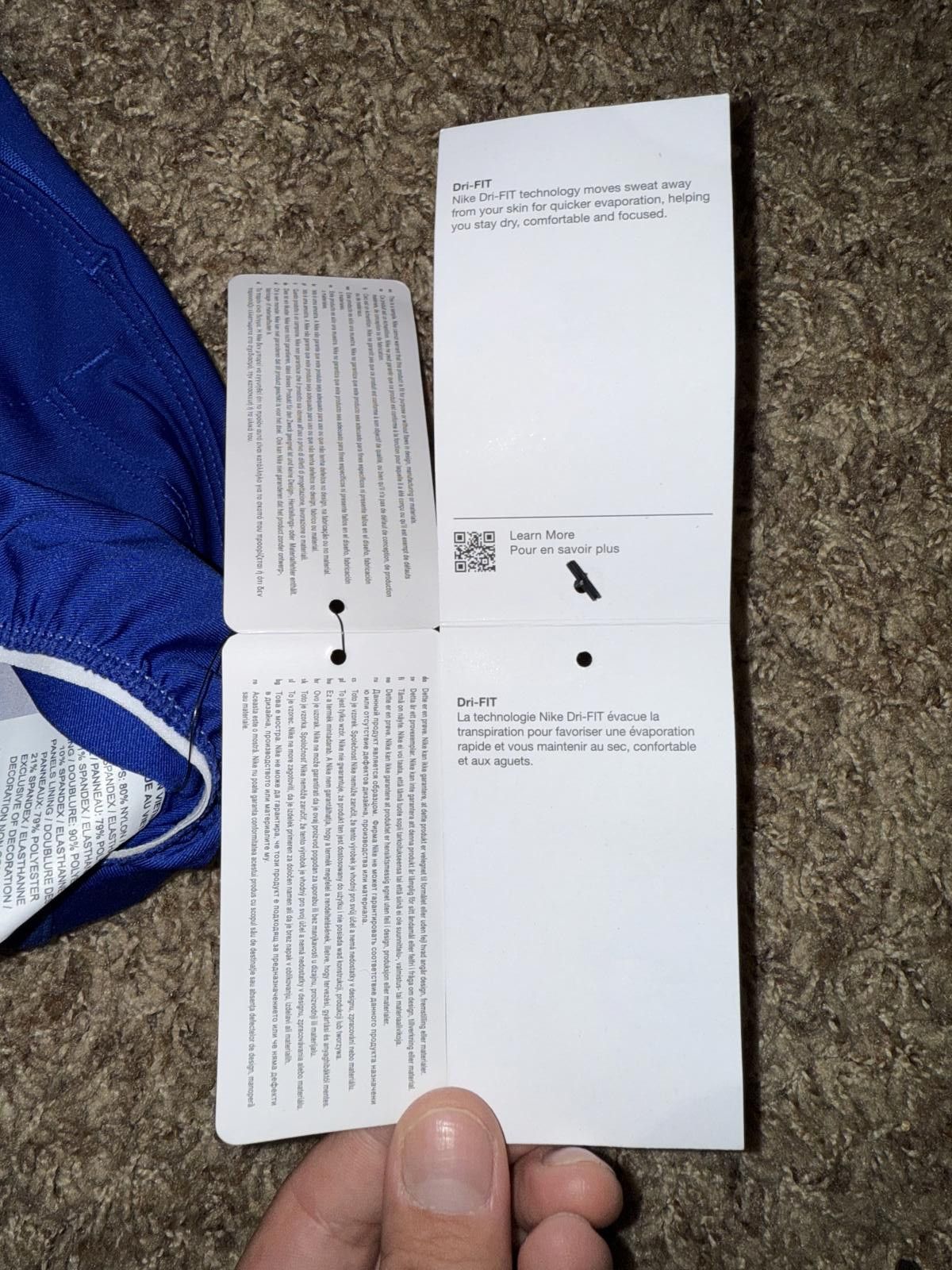 Nike Nike Women’s Olympic USA Team Dri-FIT (Brief Lined) Blue Running Shorts Sample Size 26" / US 2 / IT 38 - 9 Thumbnail