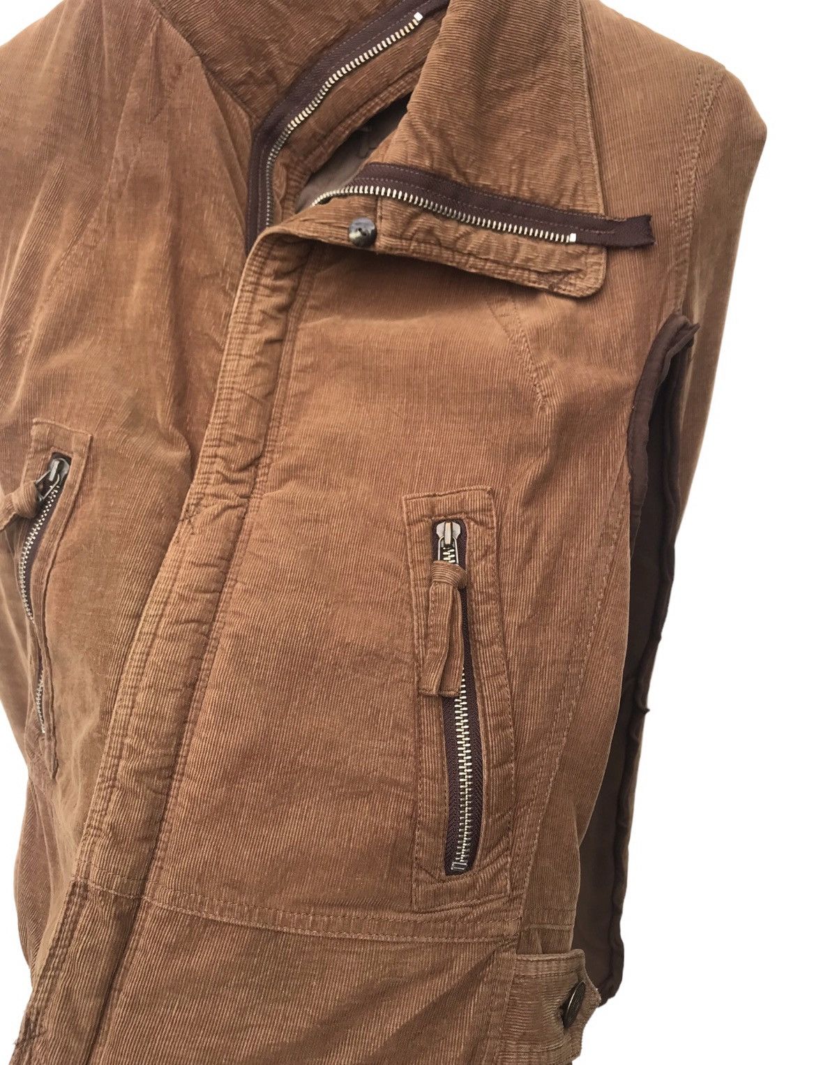 Japanese Brand Jungle Cat Distressed Corduroy Women Jacket ( 16”X22” ) Size S / US 4 / IT 40 - 6 Thumbnail