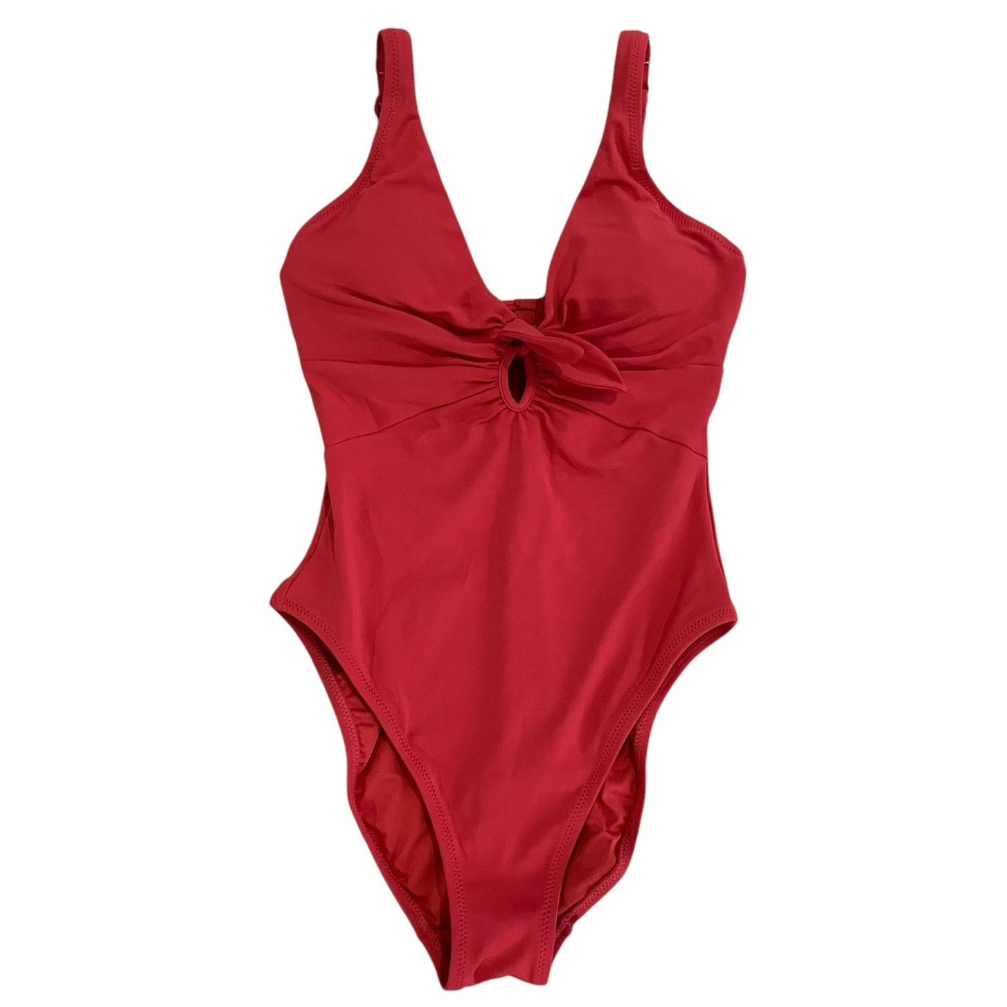 Other Robin Piccone Ava Knot One Piece Swimsuit Guava Size 6 NWOT Size M / US 6-8 / IT 42-44 - 4 Thumbnail