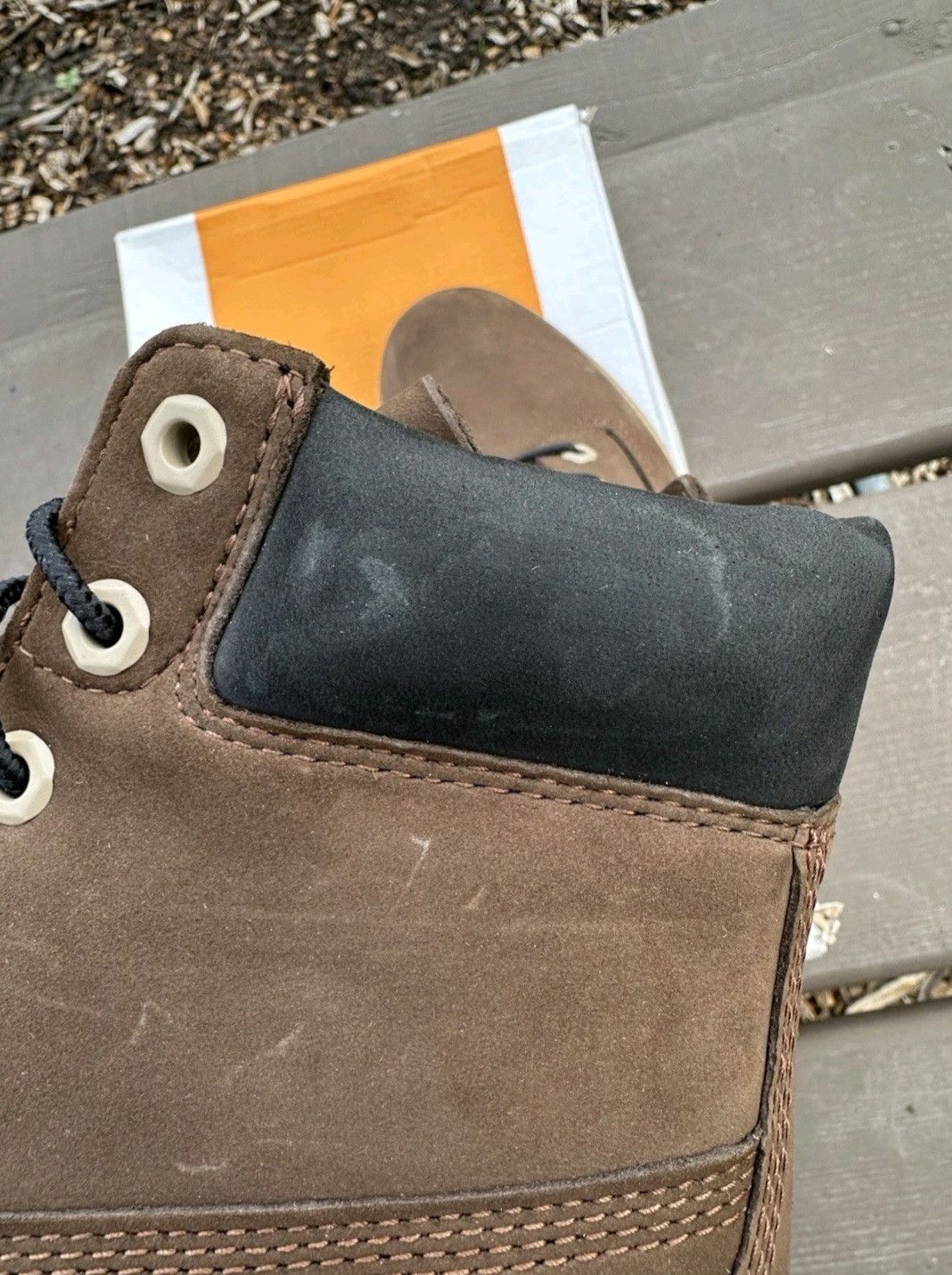 Timberland Timberland Premium 6 Inch Premium Boot Dark Brown Nubuck Size US 6.5 / EU 39-40 - 7 Thumbnail