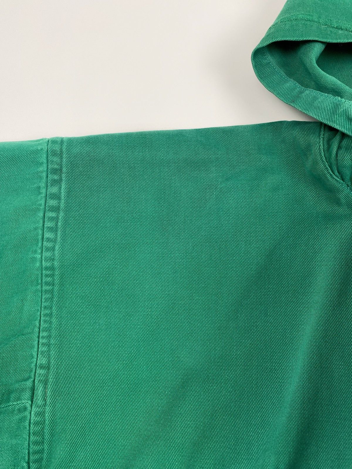 Vintage 60s 70s Vintage Distressed European Hooded Boxy Smock Anorak Size US XS / EU 42 / 0 - 4 Thumbnail