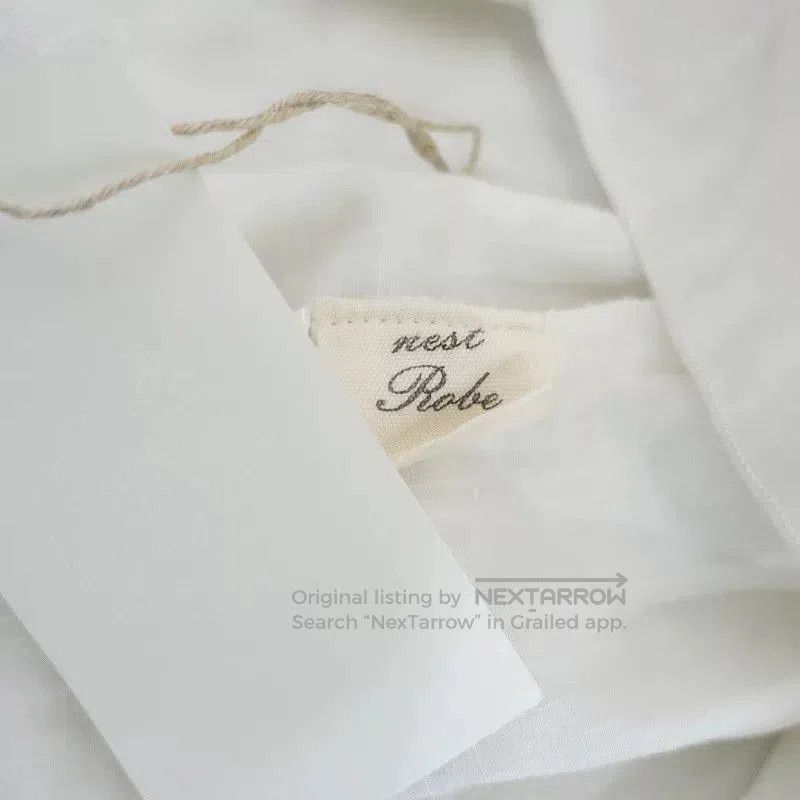 Other Natural Beige Linen Long Sleeve Shirt. Size M / US 6-8 / IT 42-44 - 9 Thumbnail