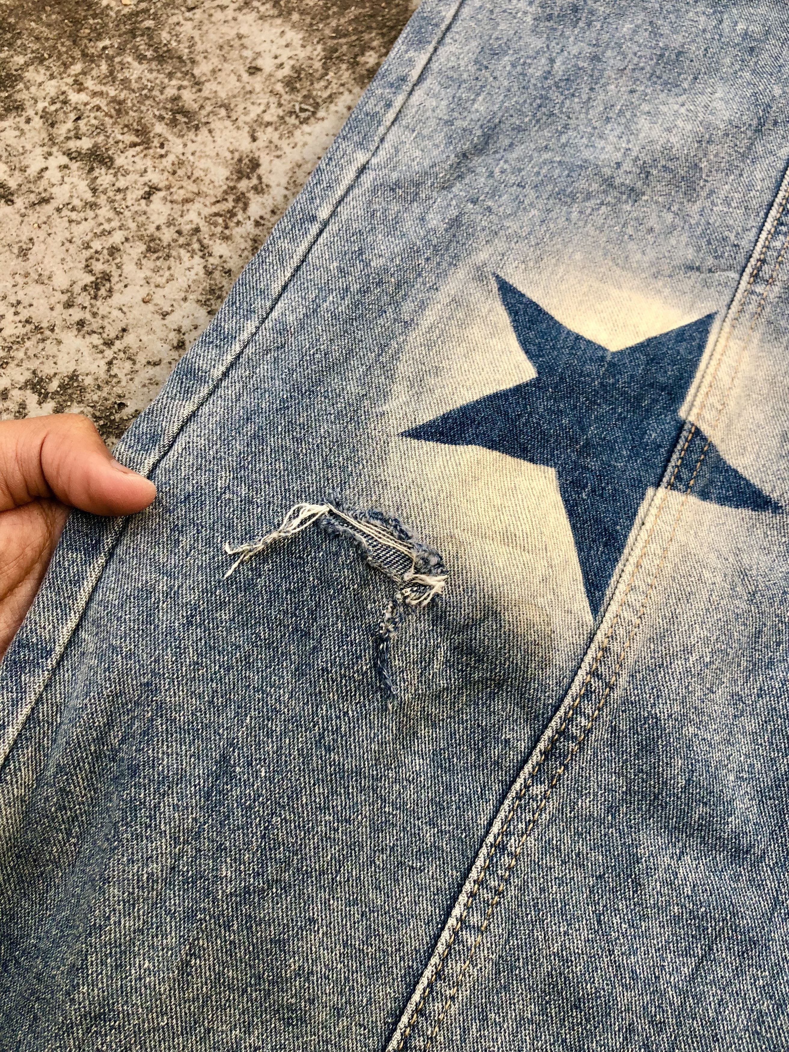 Hypebeast BAGGY⚡️BSEVENI RECONSTRUCTED DENIM Size US 29 - 5 Thumbnail