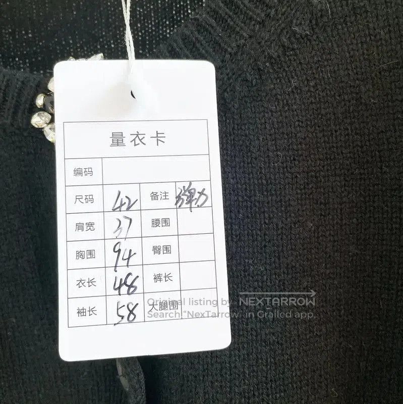 Miu Miu Miu Miu Black Cashmere Sweater for Women . Size XL / US 12-14 / IT 48-50 - 4 Thumbnail