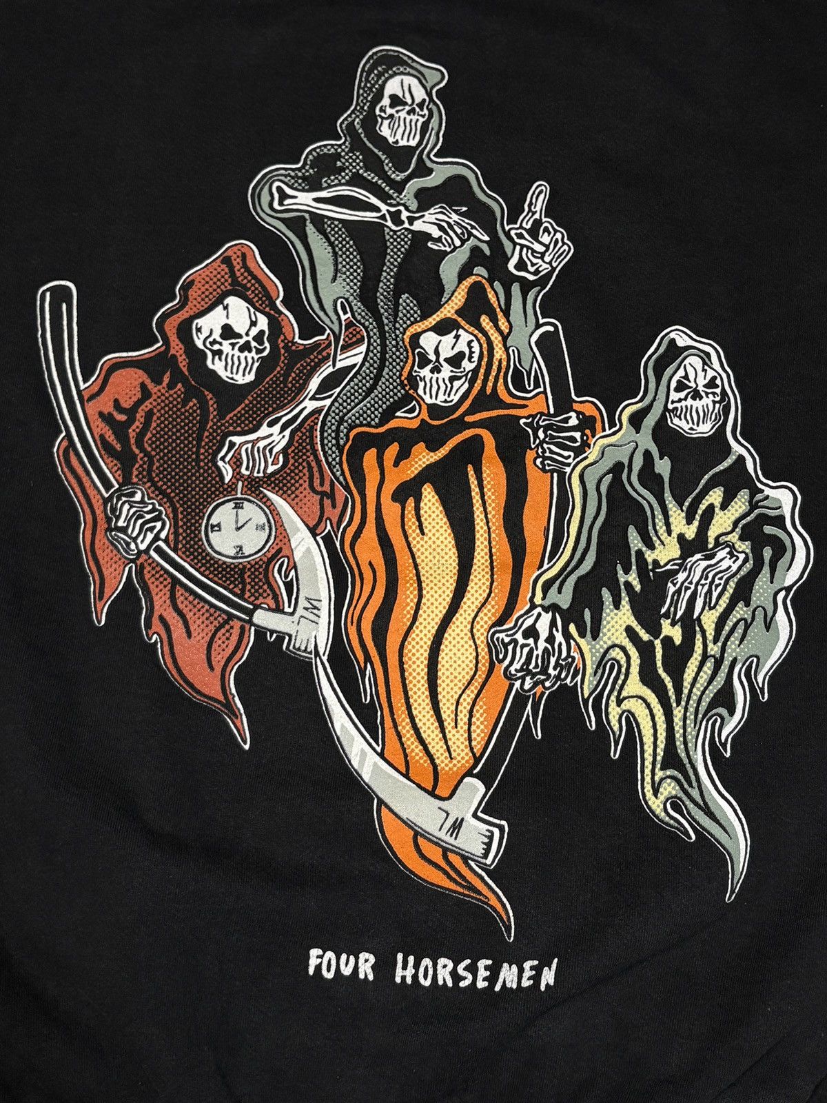 Warren Lotas 2020 Warren Lotas Black “The Four Horsemen” Hoodie Size XL Size US XL / EU 56 / 4 - 5 Thumbnail