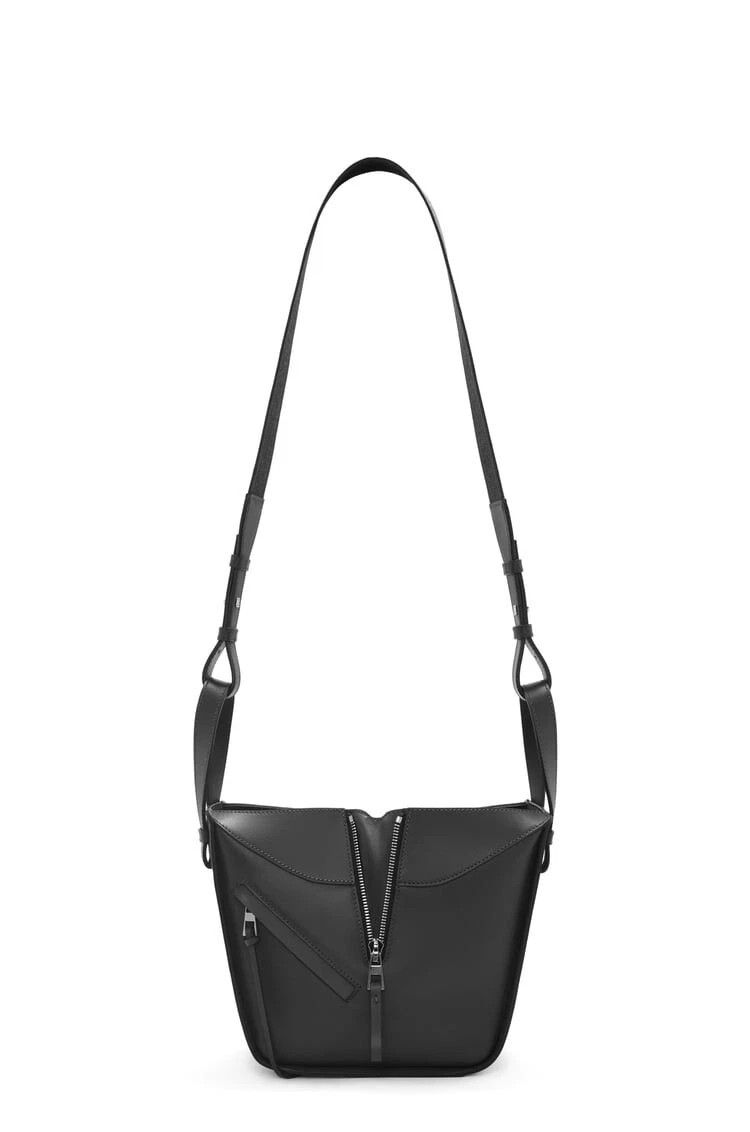 Loewe LOEWE Hammock Compact Black Satin/Leather New Auth. Size ONE SIZE - 4 Thumbnail