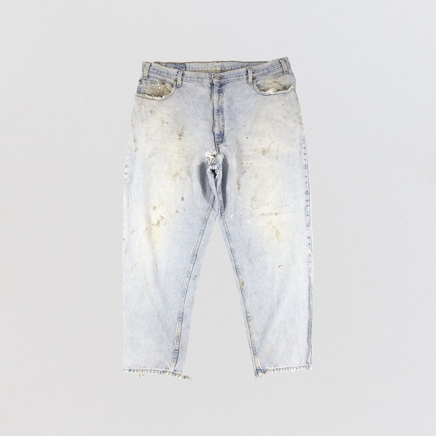 Levi's × Vintage Vintage Distress Levis Baggy Jeans Lot 560-JM816 Size US 43 - 1 Thumbnail