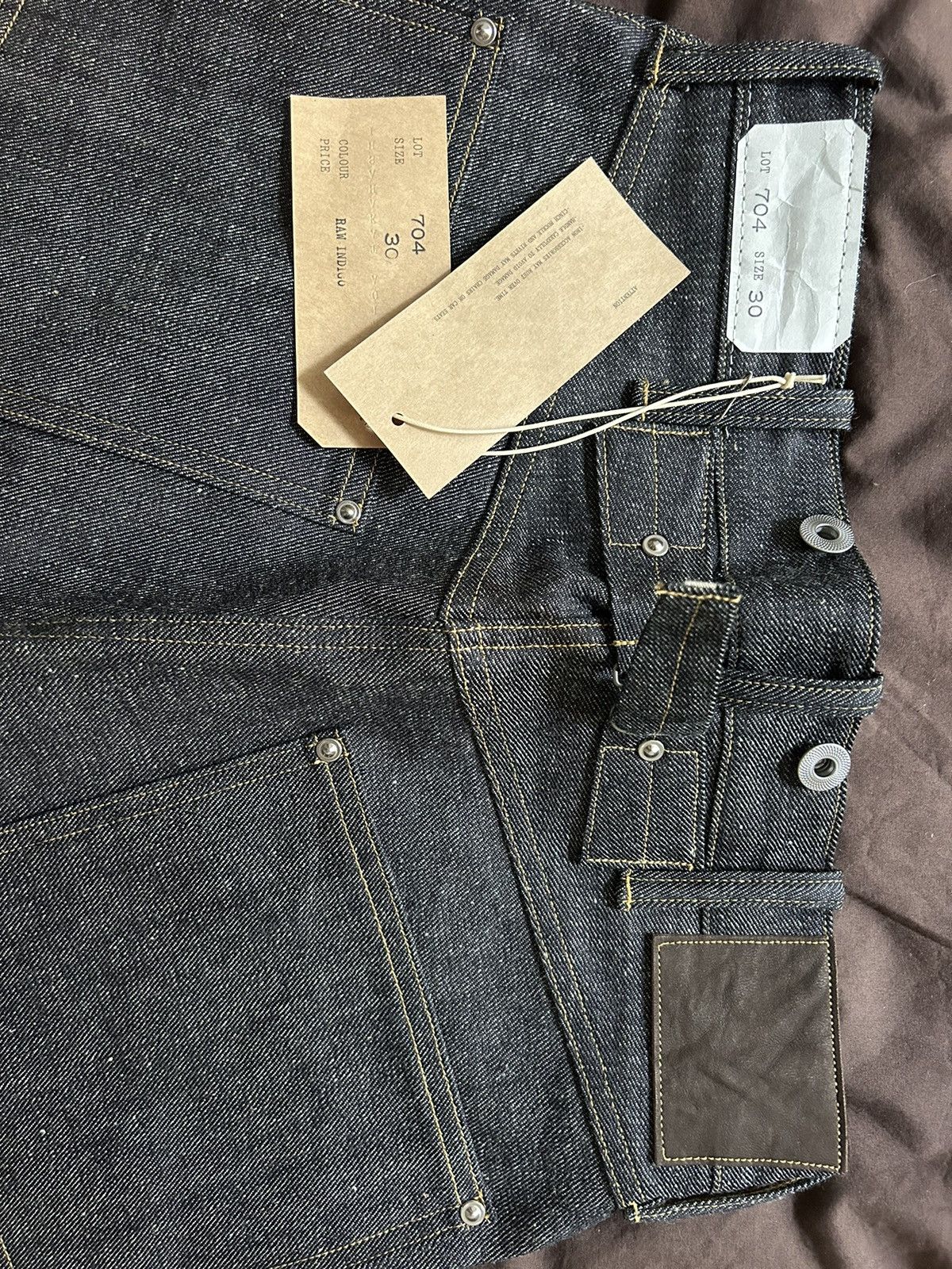 Taiga Takahashi Taiga Takahashi Lot 704 Selvedge Denim Size US 30 / EU 46 - 3 Thumbnail