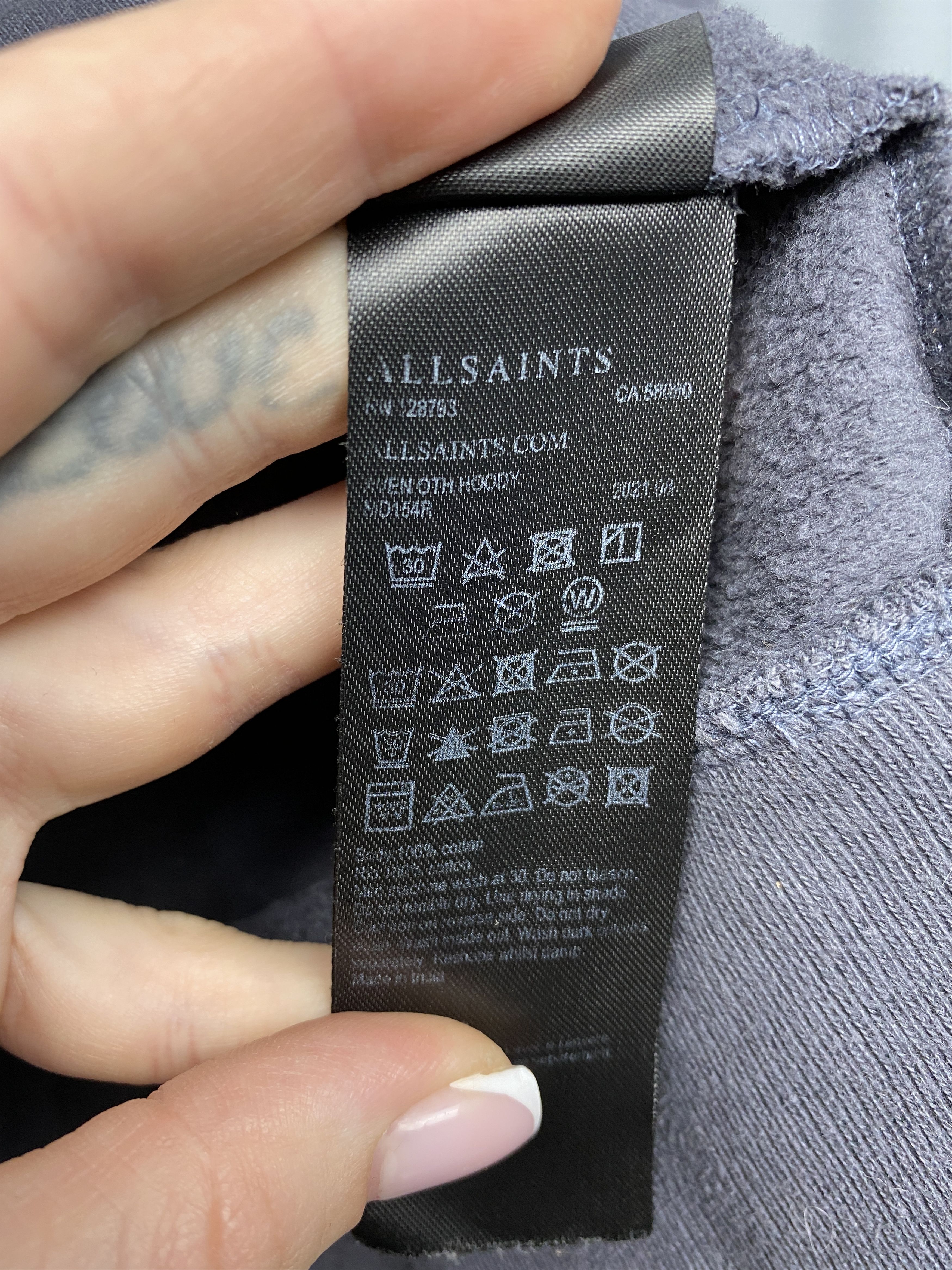 Allsaints Allsaints Mens Aven OTH Hoodie Size US M / EU 48-50 / 2 - 5 Thumbnail
