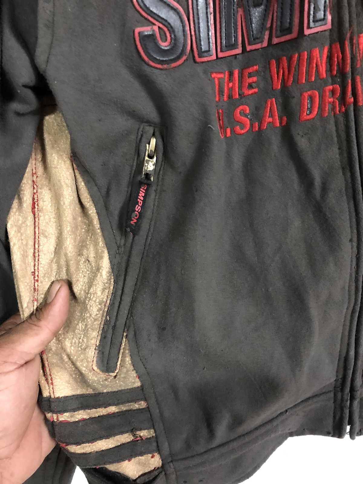 Designer × The Simpsons × Vintage Vintage Y2K Simpson Rider Motorsport Safety Jacket Size US M / EU 48-50 / 2 - 9 Thumbnail
