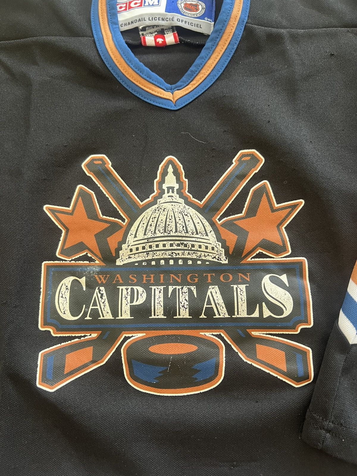 Ccm Vintage Washington Capitals Jaromir Jagr Jersey, Black Size US XS / EU 42 / 0 - 4 Thumbnail