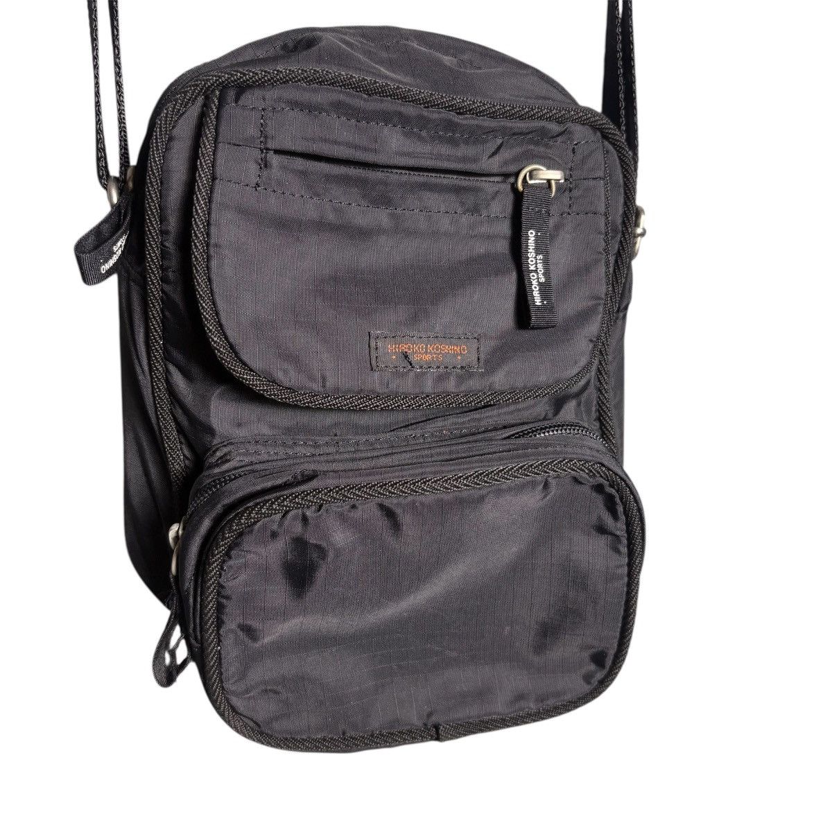 Hiroko Koshino Homme Vintage 90s Hiroko Koshino Sports Black Nylon Crossbody Bag Size ONE SIZE - 3 Thumbnail