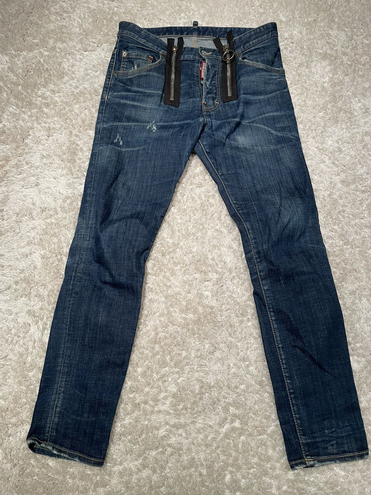 Dsquared2 DSQUARED2 Navy Jeans Denim Size US 30 / EU 46 - 1 Thumbnail