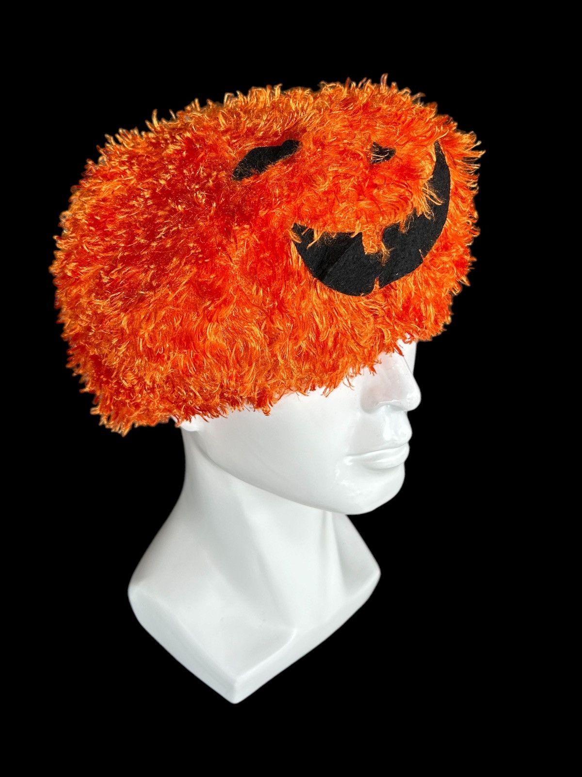Japanese Brand × Kapital × Vintage Helloween Horror Fur Mohair Rare Beanie Hats🎌☠️☠️💀 Size ONE SIZE - 1 Thumbnail