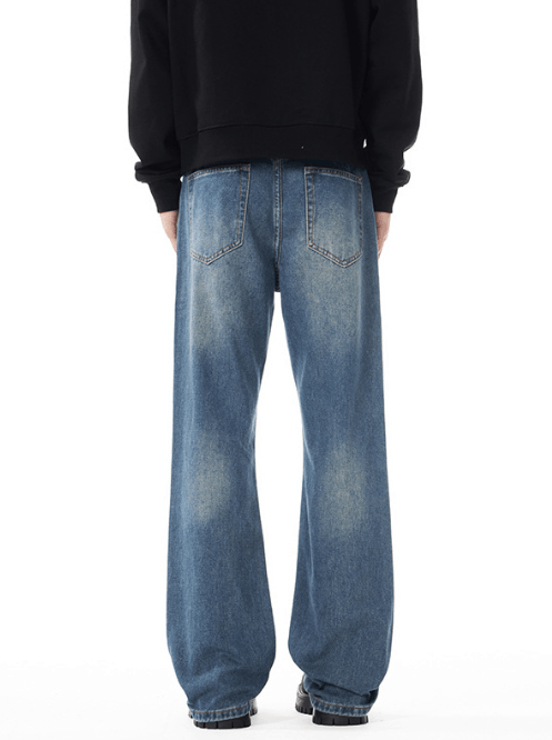 Japanese Brand × Jean American style trendy slim fit men's flared distressed jeans Size US 32 / EU 48 - 4 Thumbnail