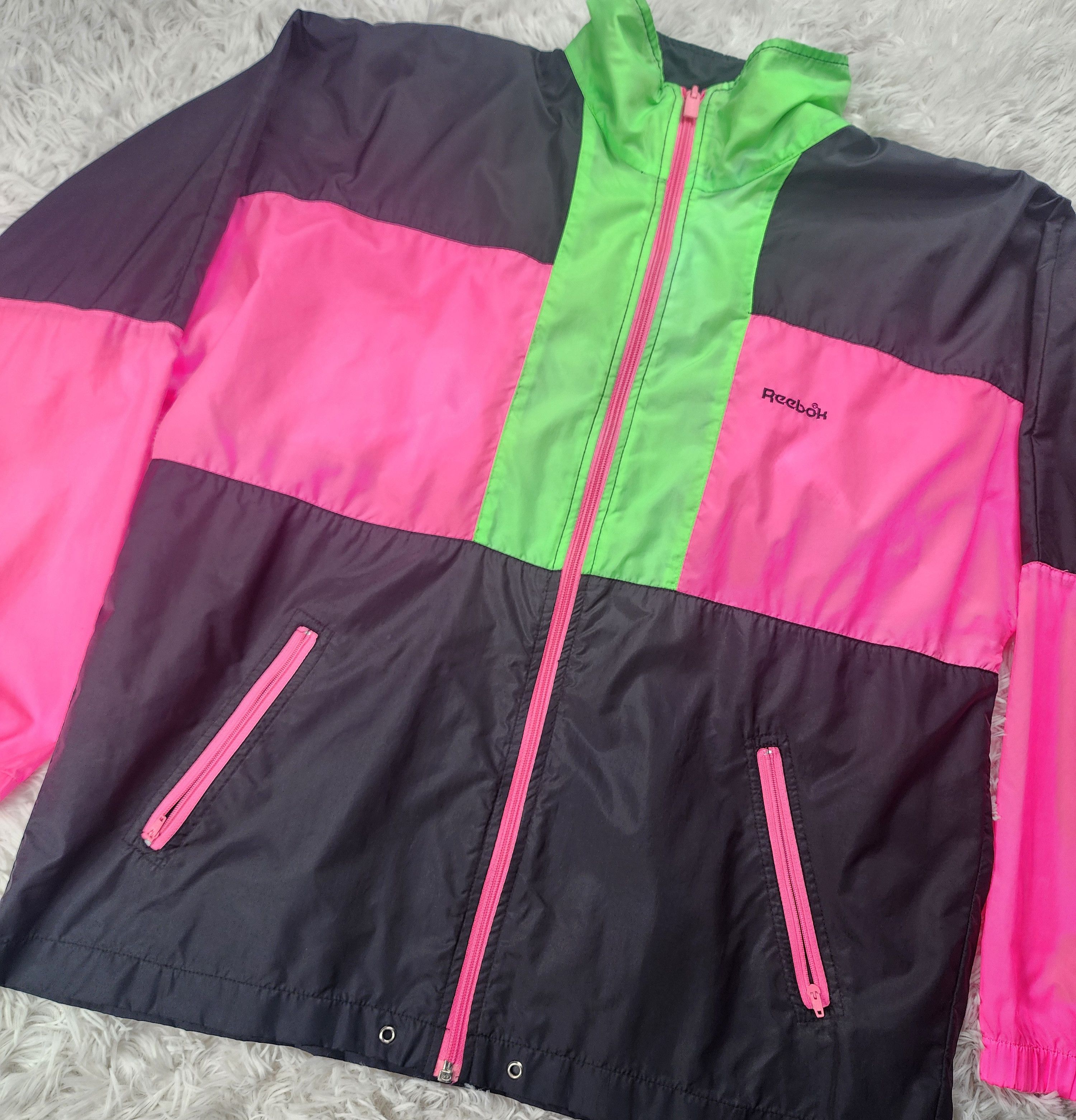 Reebok Vintage Reebok full zip windbreaker jacket Size US M / EU 48-50 / 2 - 4 Thumbnail