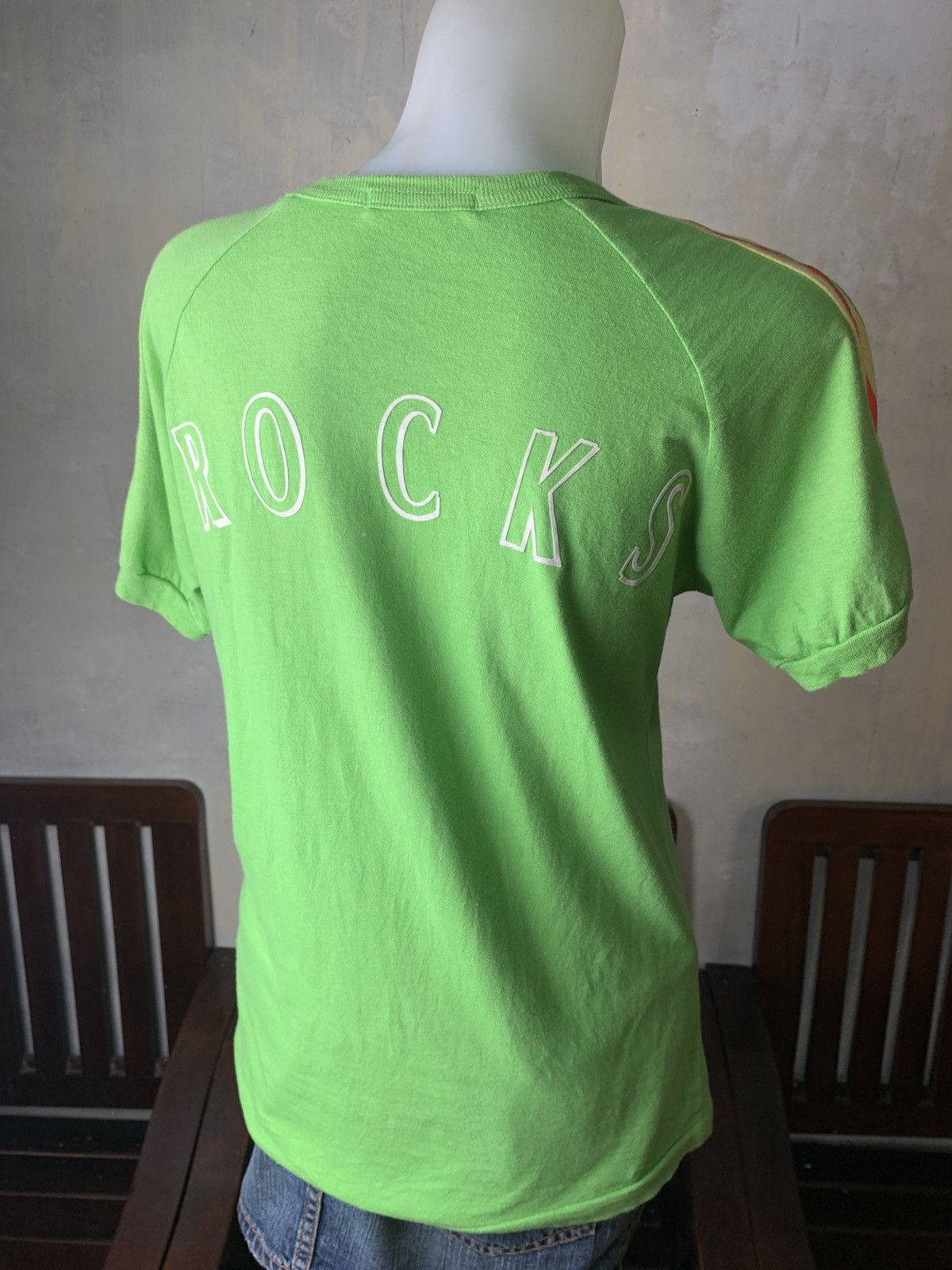 Hysteric Glamour y2k Ozone Community Rocks Spell Out Word Graphic Ringer Tee Size S / US 4 / IT 40 - 2 Thumbnail