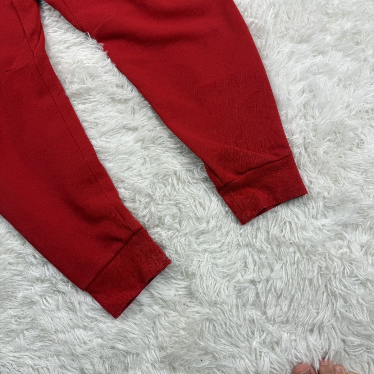 Nike ❤️Nike Red Tech Fleece Pants S/30 Streetwear Drill Y2K Size US 30 / EU 46 - 2 Thumbnail