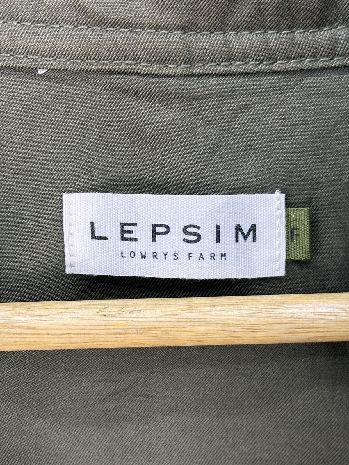 Japanese Brand Lepsim Olive Green Avant-Garde Poncho Size ONE SIZE - 9 Thumbnail