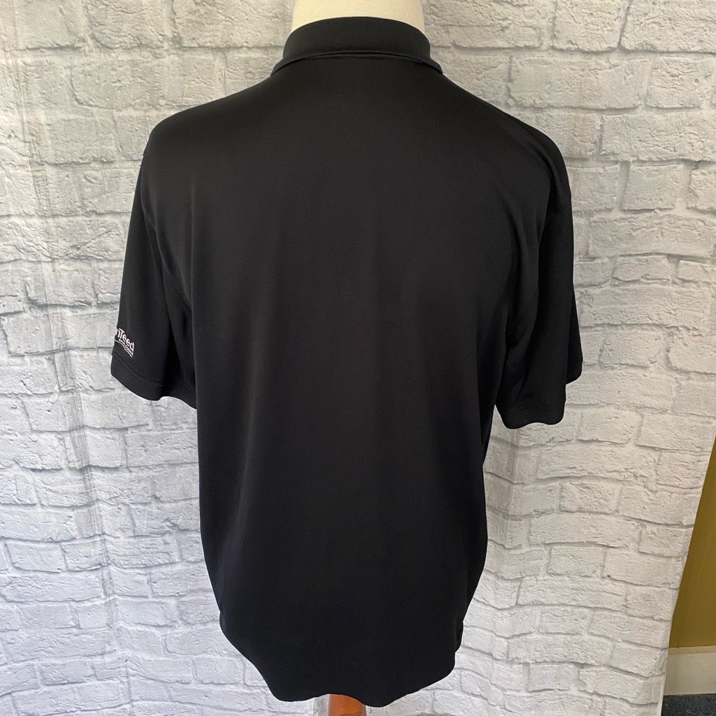Cabelas Cabelas men XL 3 button dri fit short sleeve polo black Size US XL / EU 56 / 4 - 8 Thumbnail
