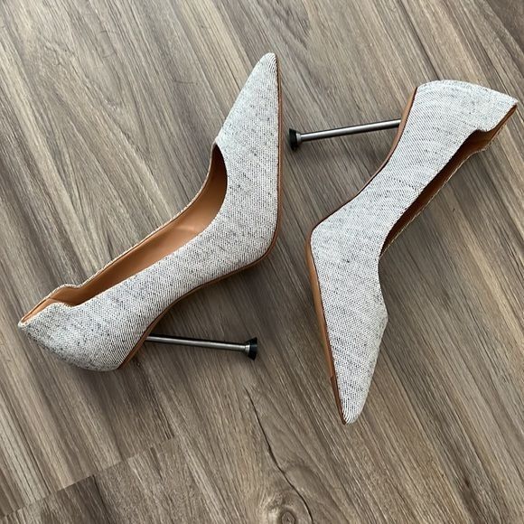 Victoria Beckham Victoria Beckham Canvas Pointy Pump Heels Size US 10 / IT 40 - 5 Thumbnail