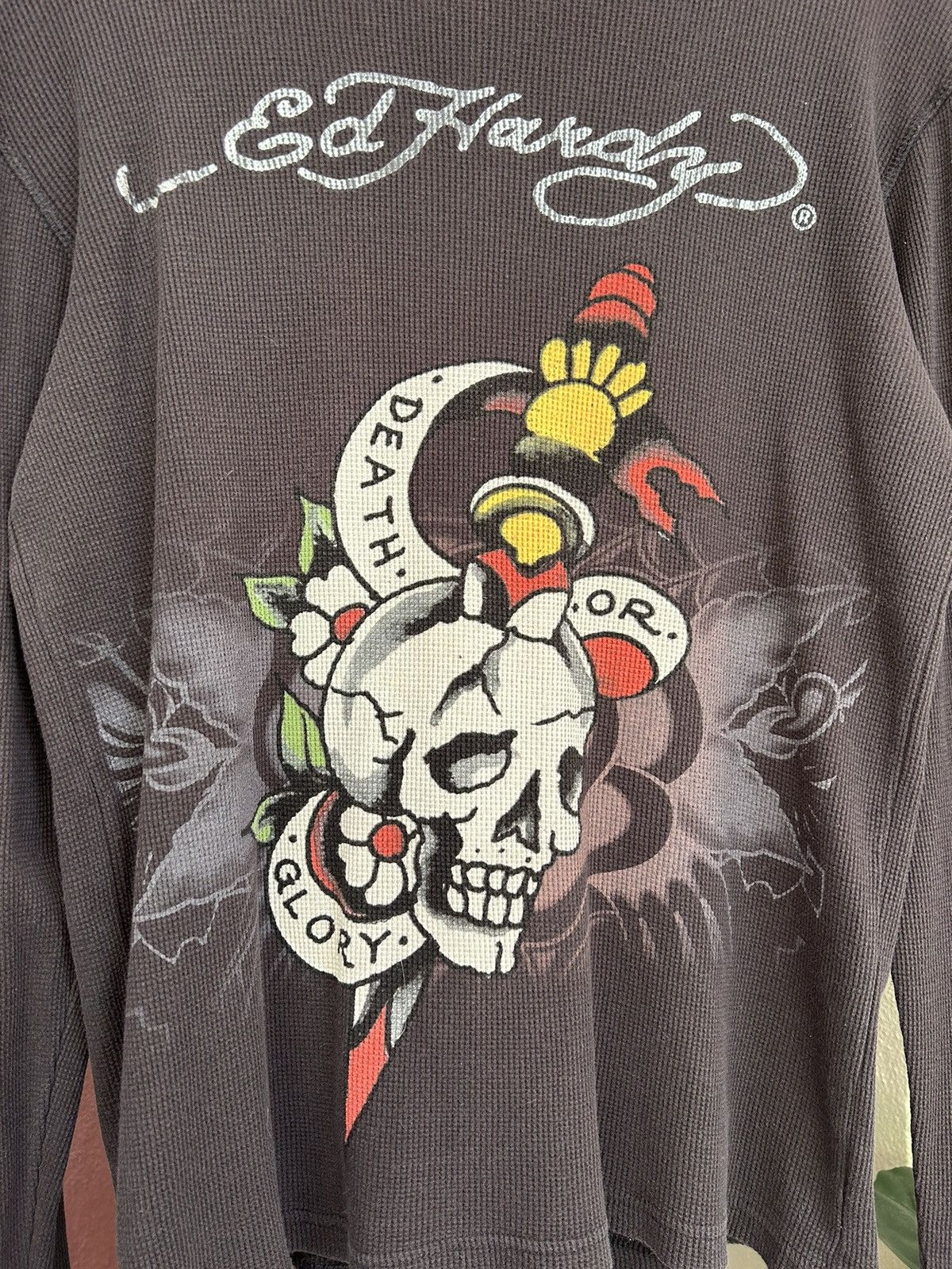 Ed Hardy ☠️Ed Hardy Skull Long Sleeve ☠️ Size US M / EU 48-50 / 2 - 2 Thumbnail