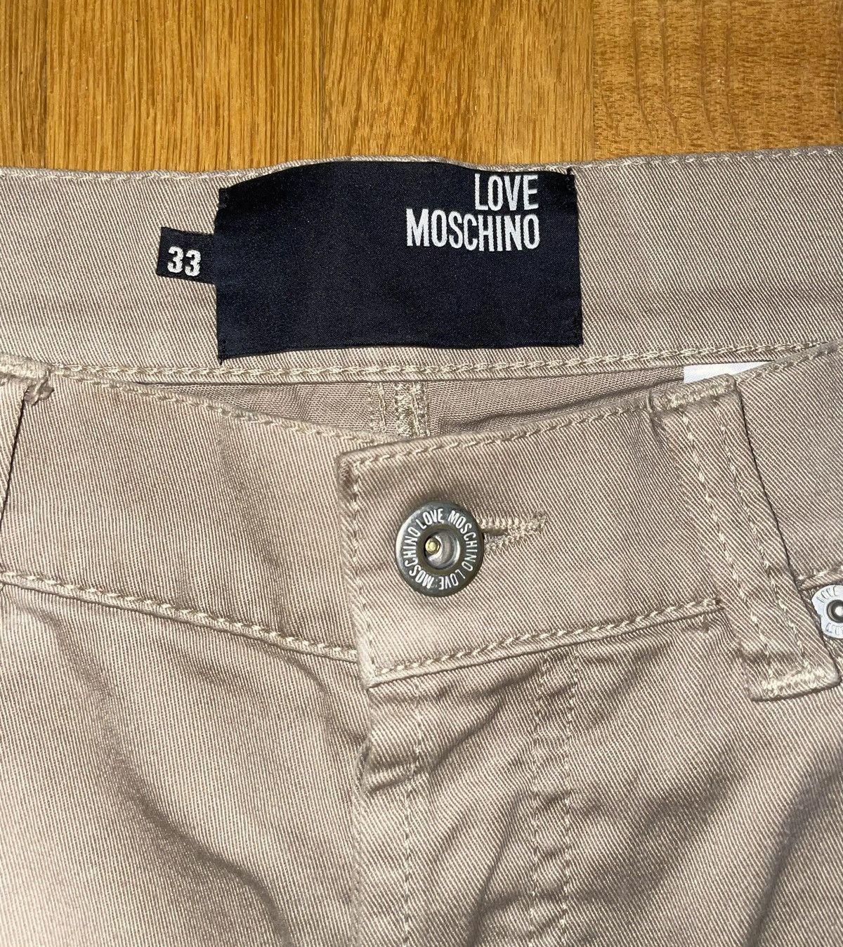 Moschino Love Moschino hand painted trousers (𝗥𝗔𝗥𝗘) Size US 33 - 4 Thumbnail