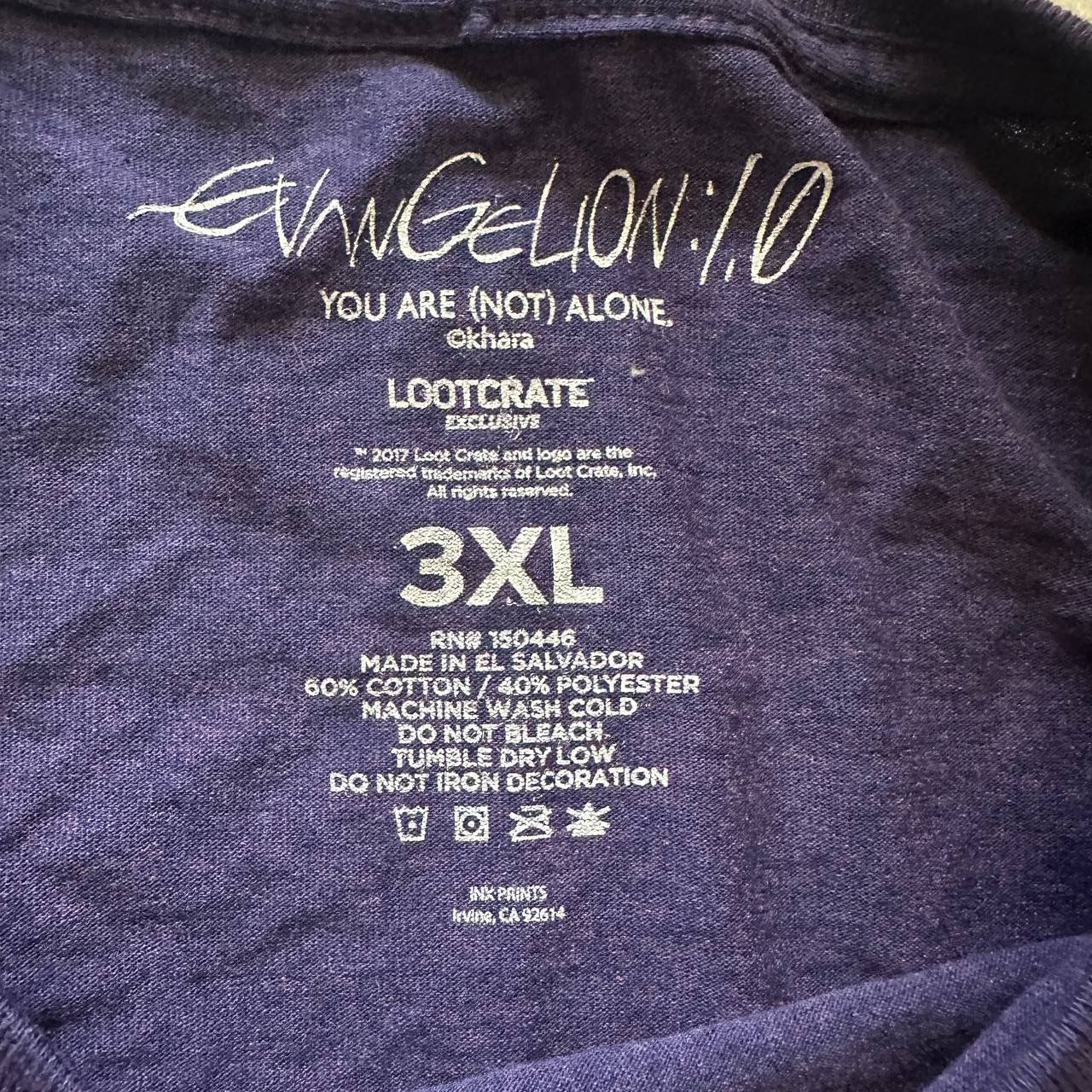 Anime VINTAGE Y2K NEON GENESIS EVANGELION ANIME T SHIRT 199 Size US XXL / EU 58 / 5 - 3 Thumbnail