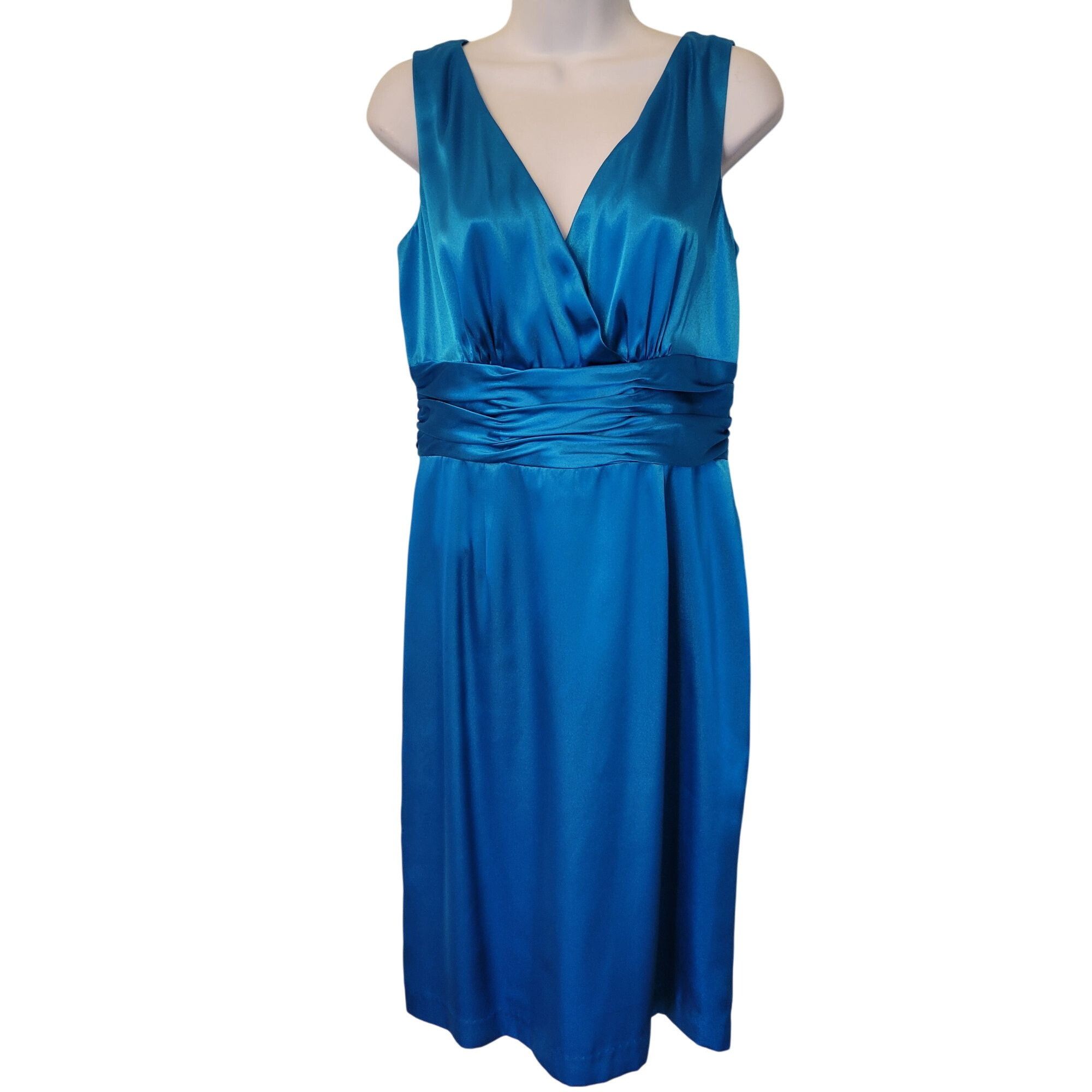 blue sleeveless wrap dress Sleeveless Maggie Wrap Dress - Navy Textured - Women's Dresses main image 0