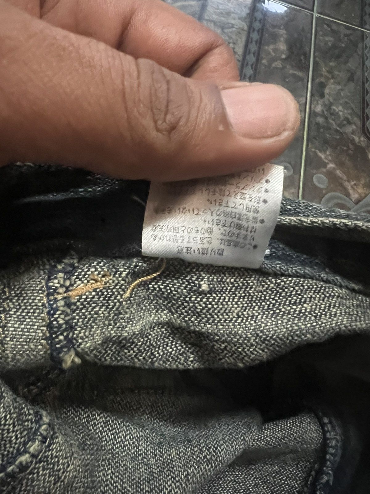 Japanese Brand UNKNOW DISTRESSED DENIM PANT Size US 30 / EU 46 - 10 Thumbnail