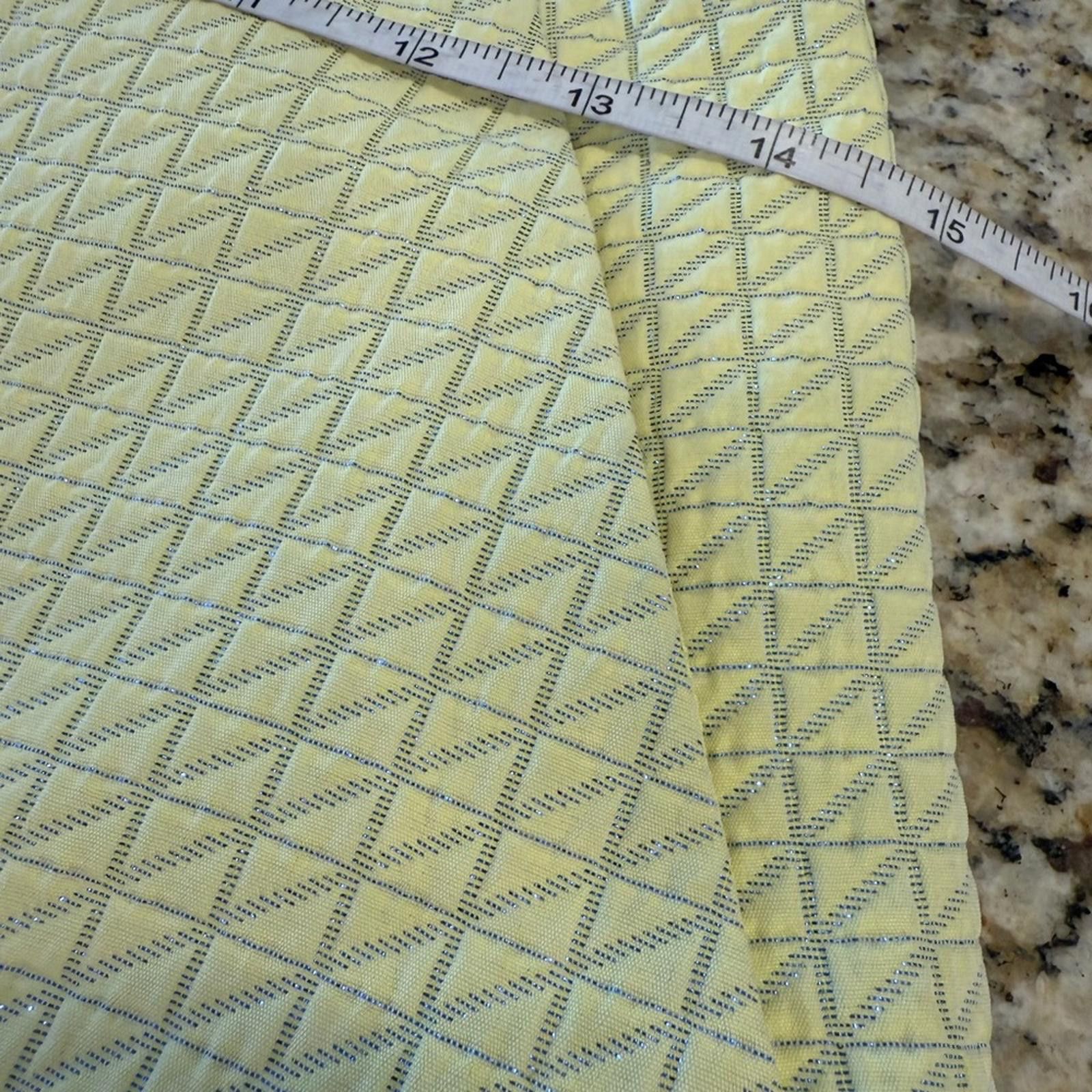 Other Brigette Bailey Yellow mini skirt silver plaid SZ medium Size 32" / US 10 / IT 46 - 7 Thumbnail
