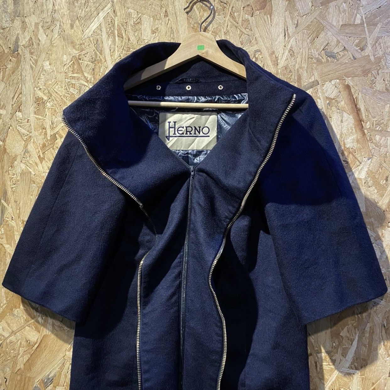 Herno Herno Wool Coat jacket Designer Luxury Size US M / EU 48-50 / 2 - 4 Thumbnail