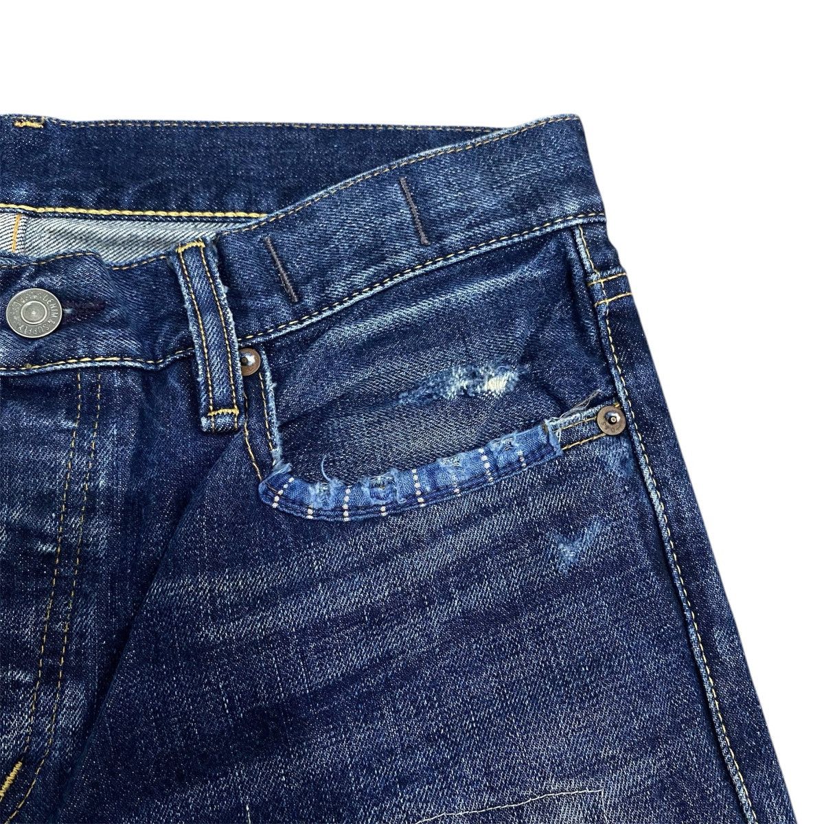 RRL Ralph Lauren Ralph Lauren Distressed Denim Pant Size US 30 / EU 46 - 4 Thumbnail