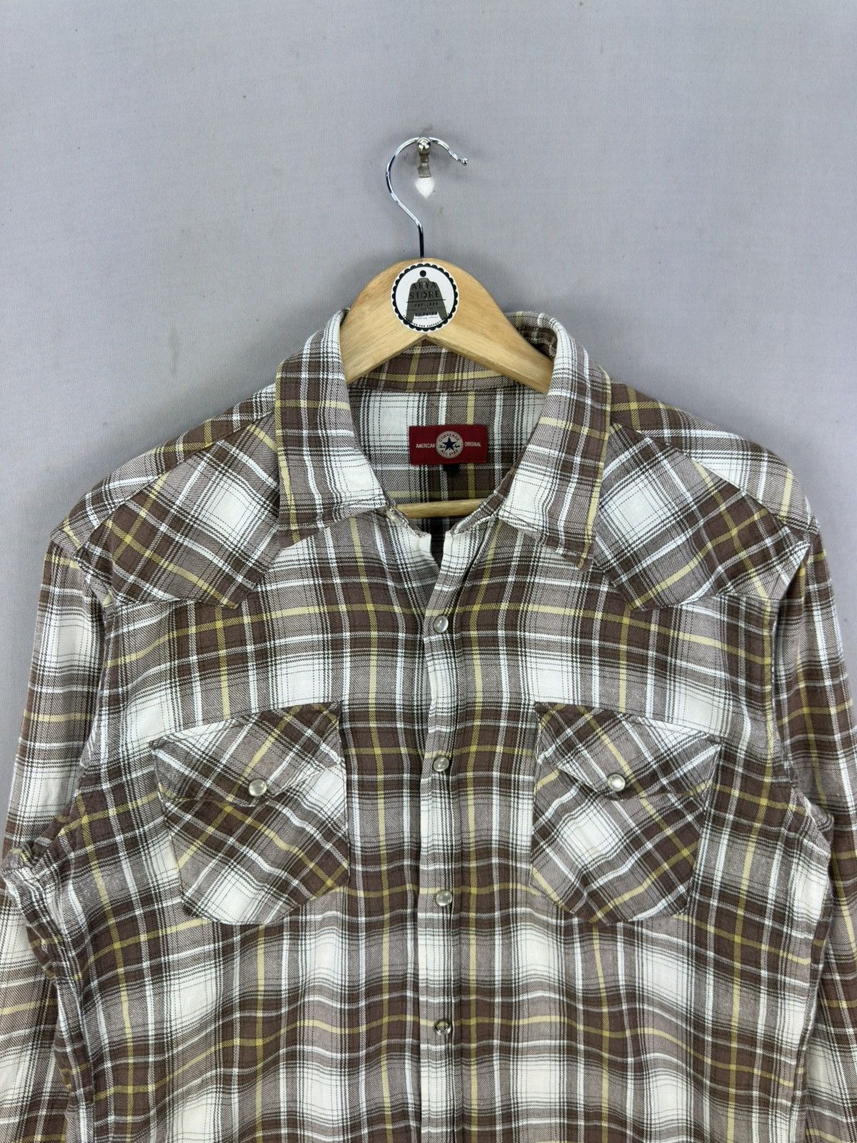 Converse Converse All Star Chuck Taylor Plaid Check Western Shirt Size US L / EU 52-54 / 3 - 7 Thumbnail