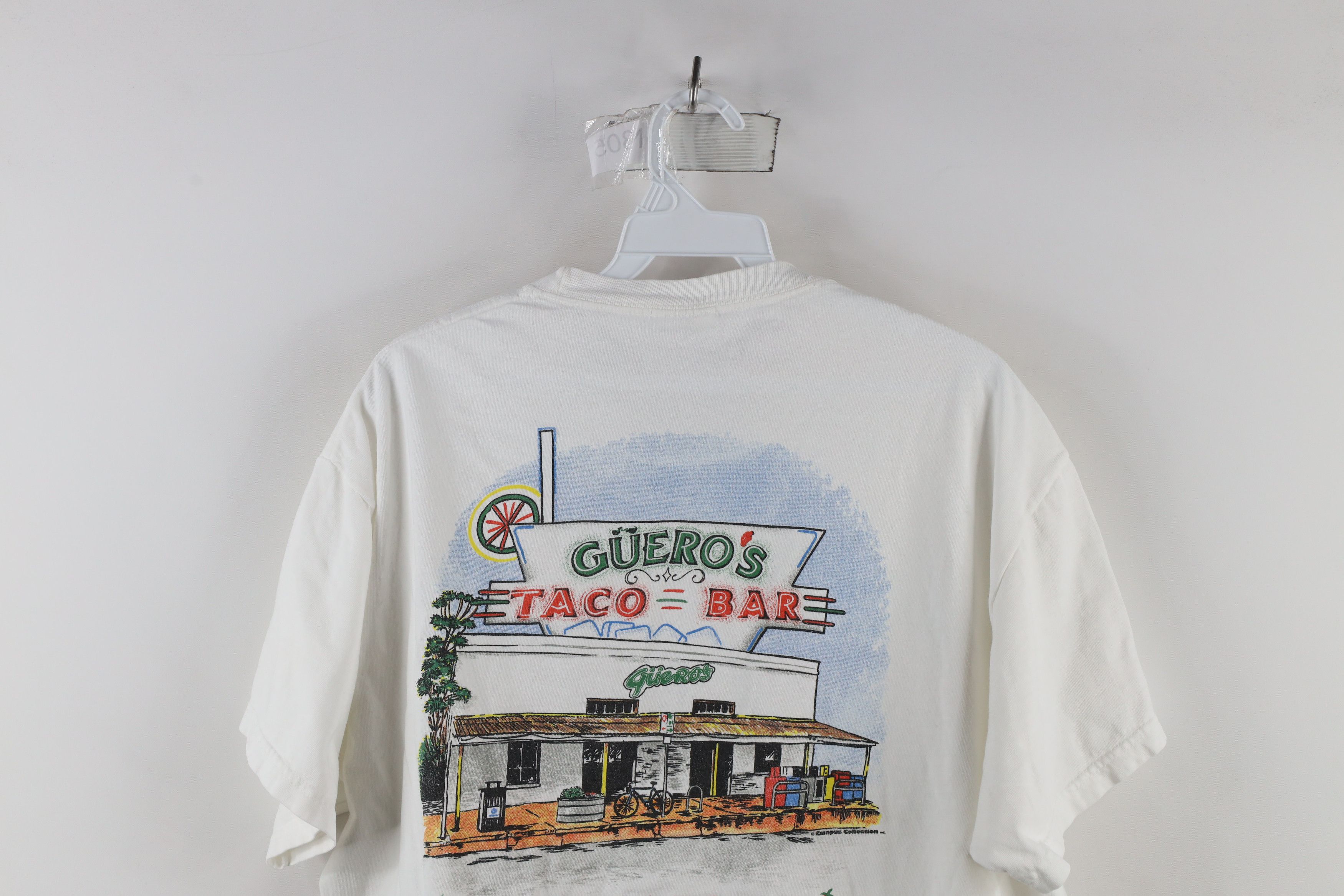 Vintage Vintage 90s Taco Bar Austin Texas Short Sleeve T-Shirt Size US L / EU 52-54 / 3 - 10 Thumbnail